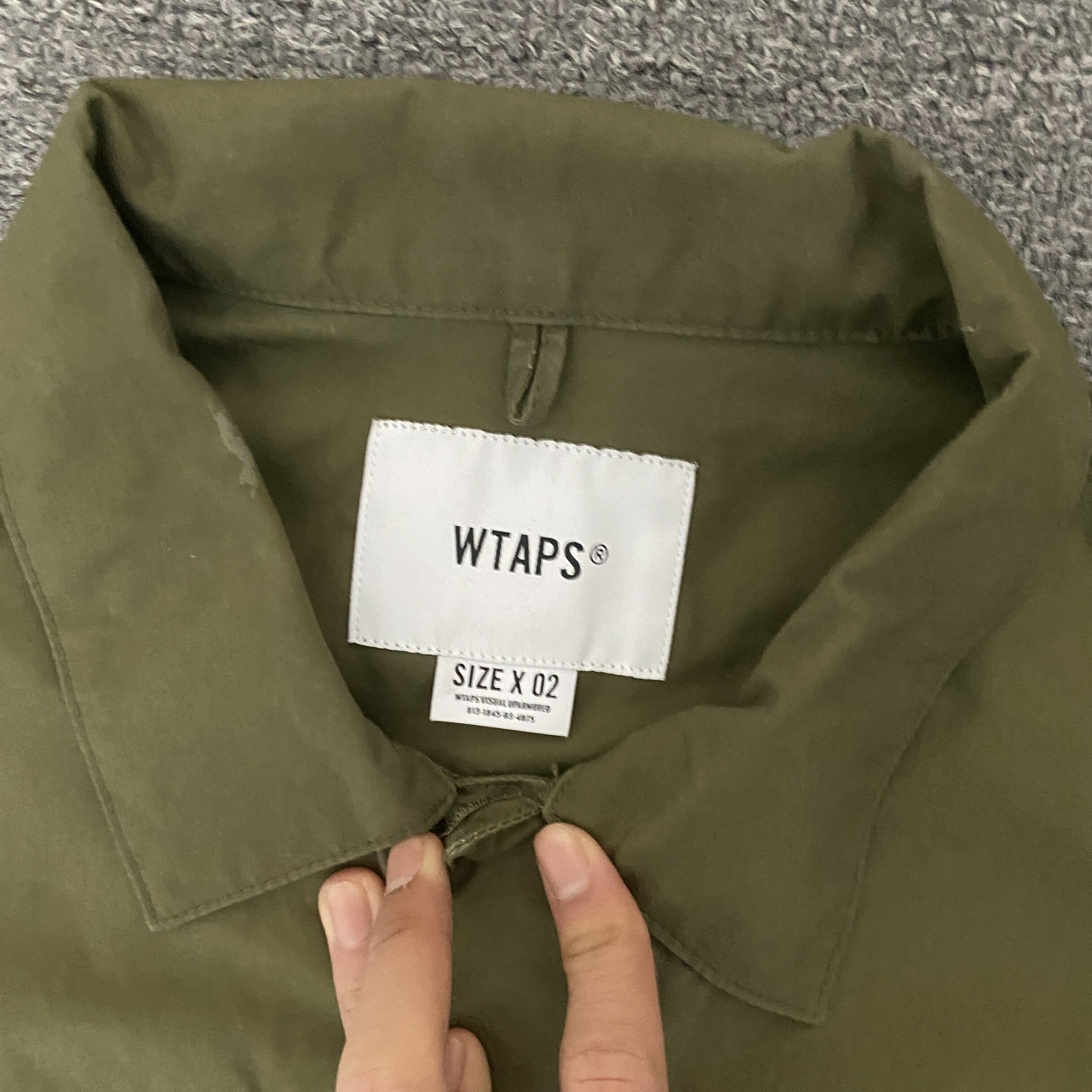 WTAPS 21SS Flyers Two-Pocket Jacket — back