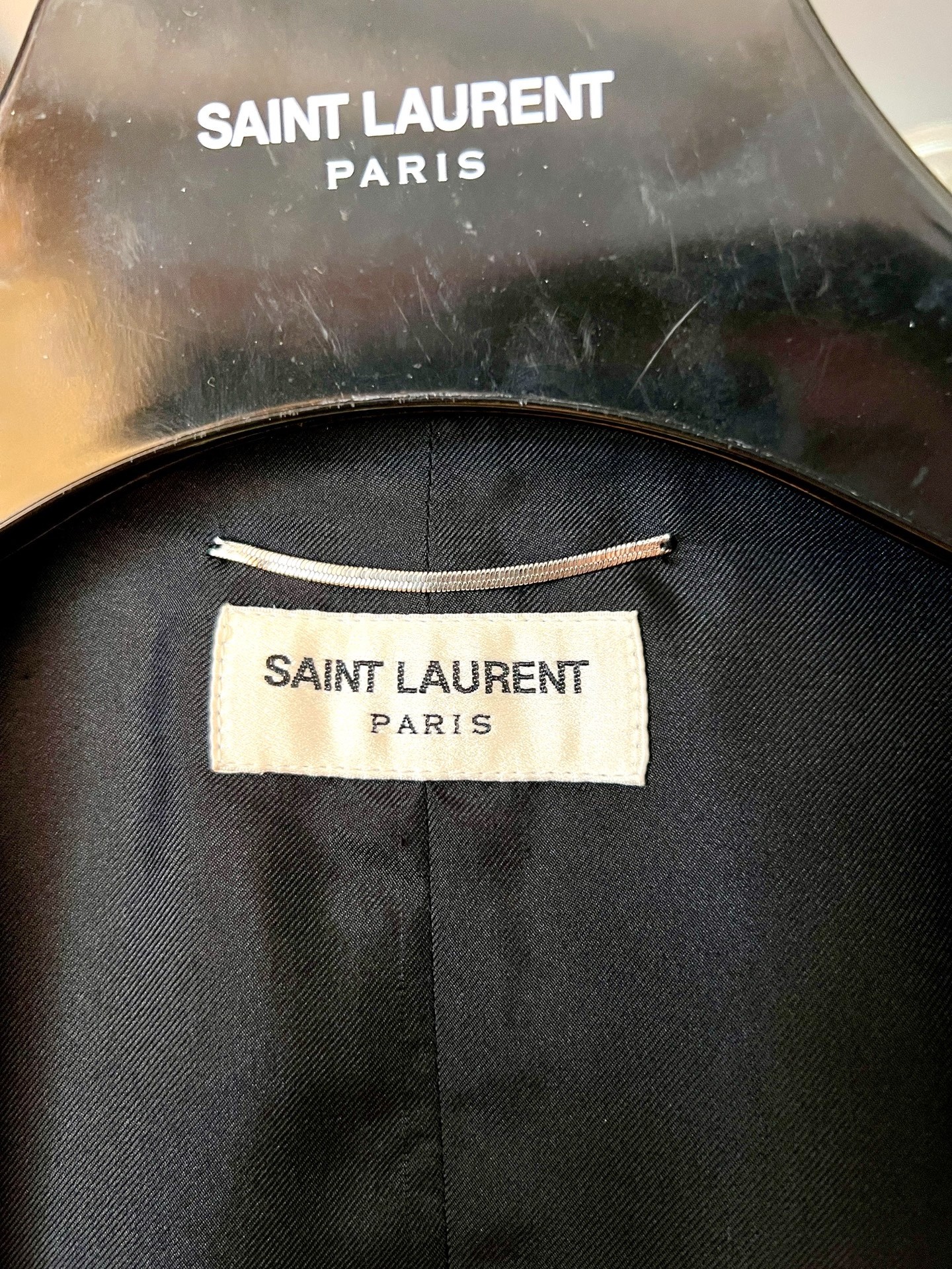 Saint Laurent 15SS Runway Leopard Vest — detail