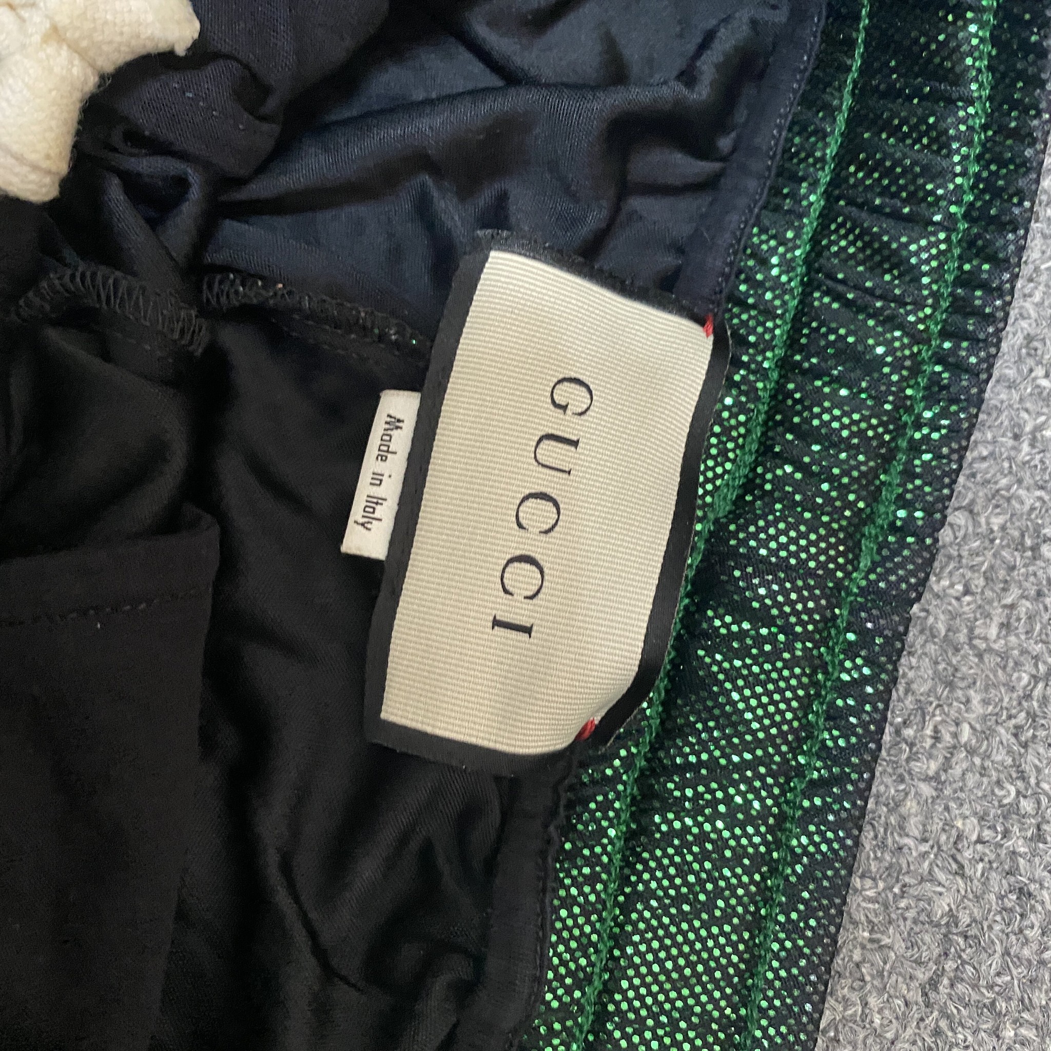 Gucci Logo Track Pants — label