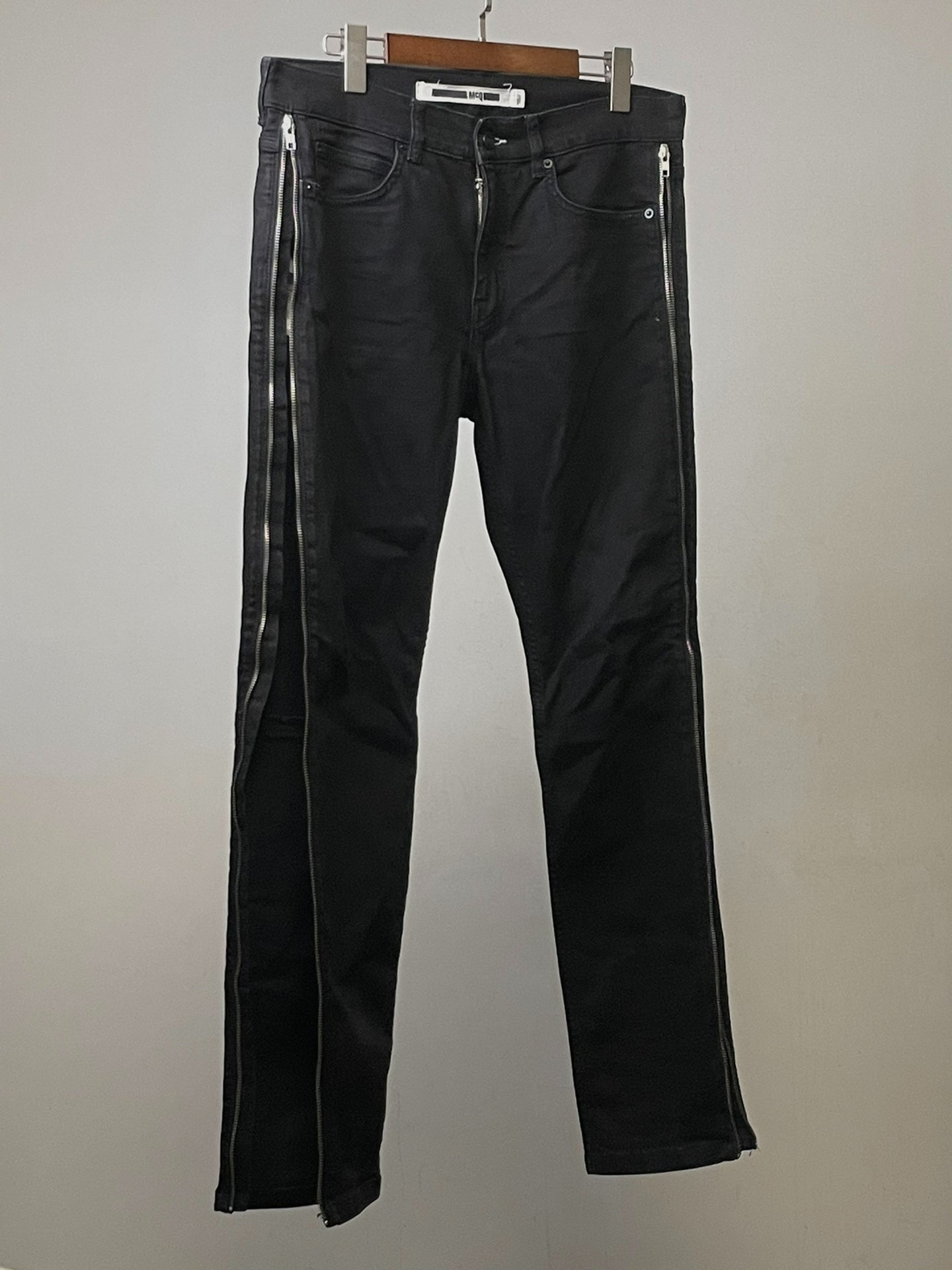 Alexander McQueen MCQ Side Zip Jeans — front