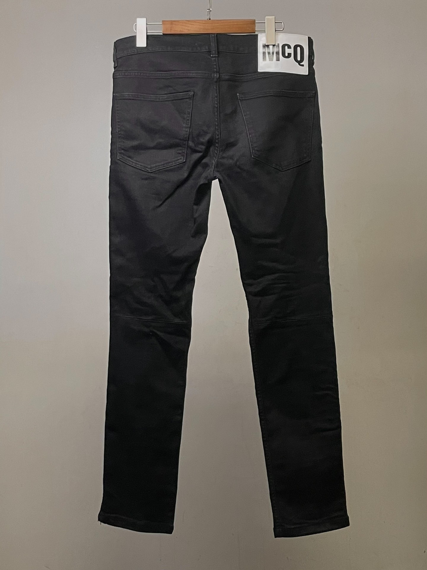 Alexander McQueen MCQ Side Zip Jeans — back