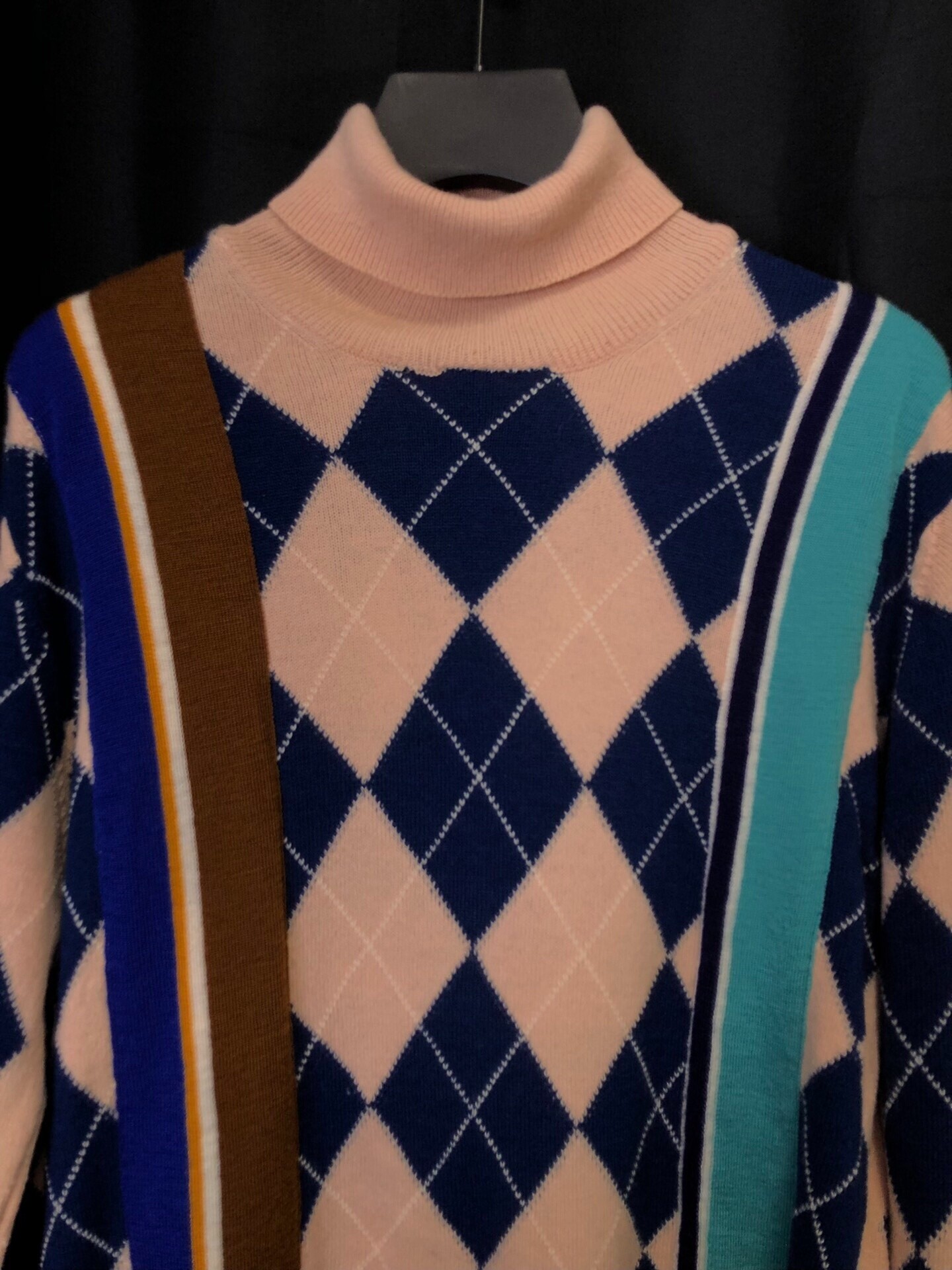 Comme des Garcons 00AW Argyle Sweater — back