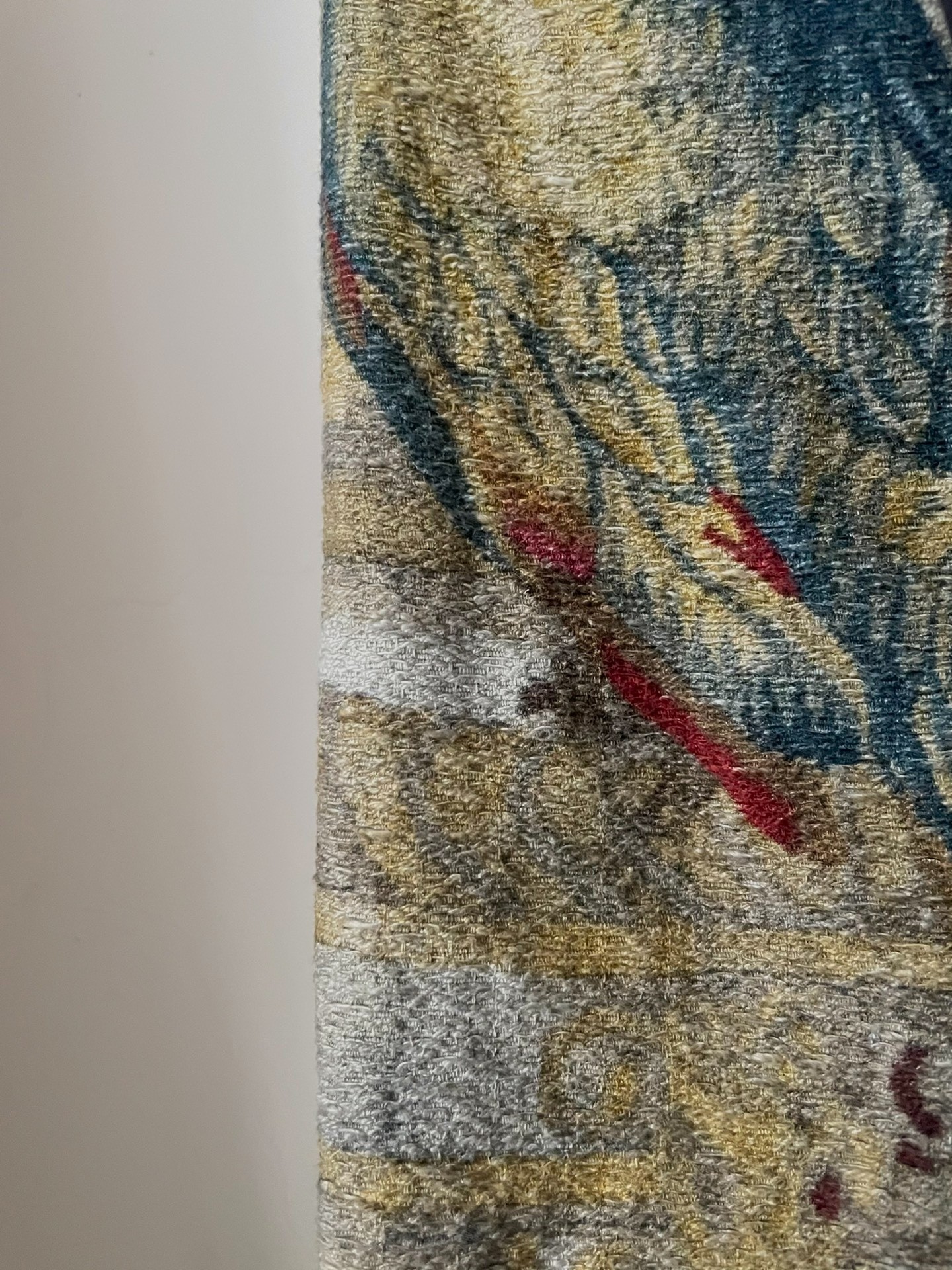 Dries Van Noten Floral Bird Knit Jacket — label