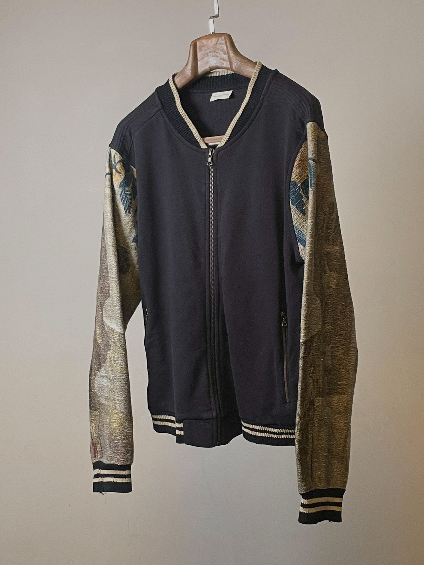 Dries Van Noten Floral Bird Knit Jacket