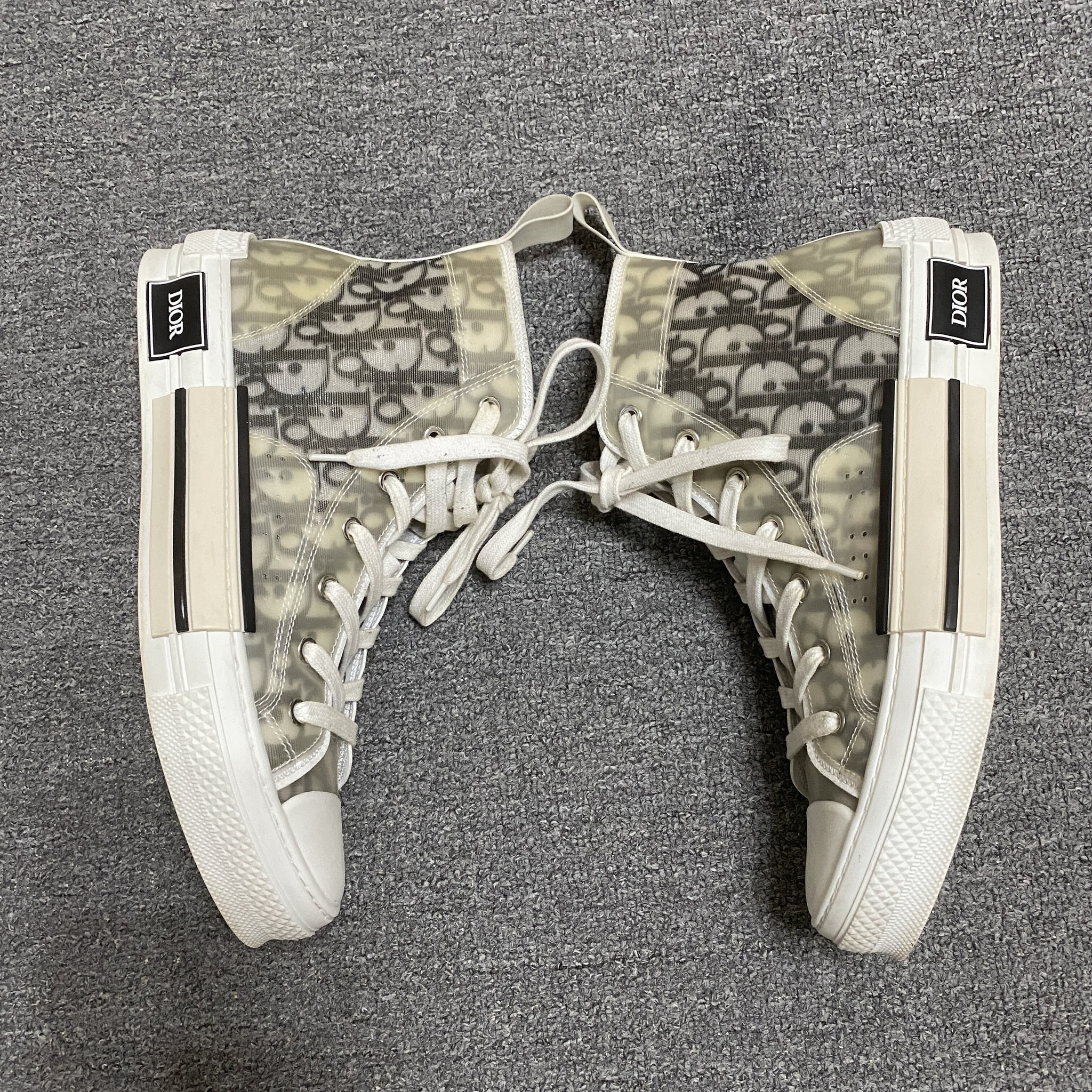 Dior B23 High Top Sneakers — back
