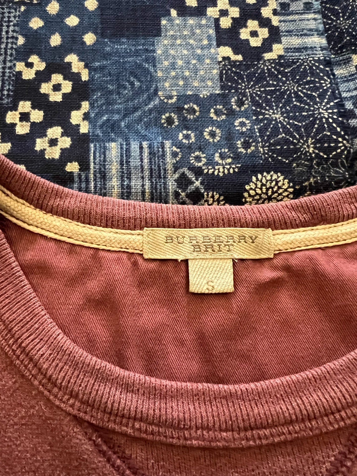 Burberry Brit Men’s Fleece Sweatshirt — back