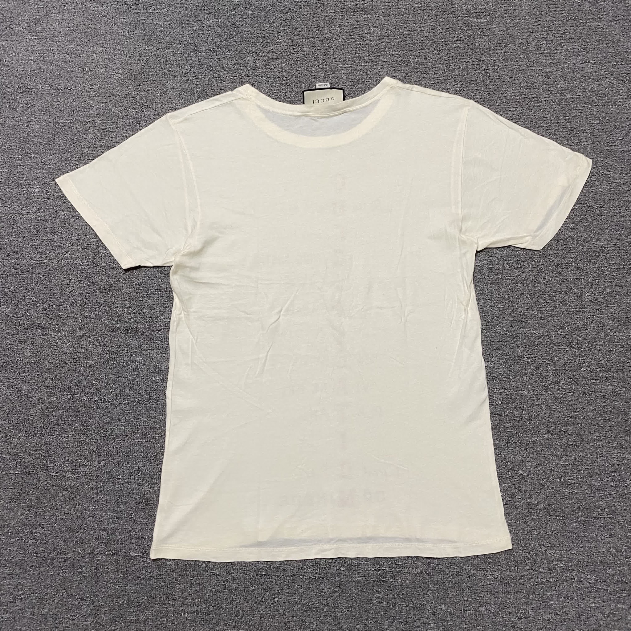 Gucci Graffiti Logo Short Sleeve T-Shirt — front