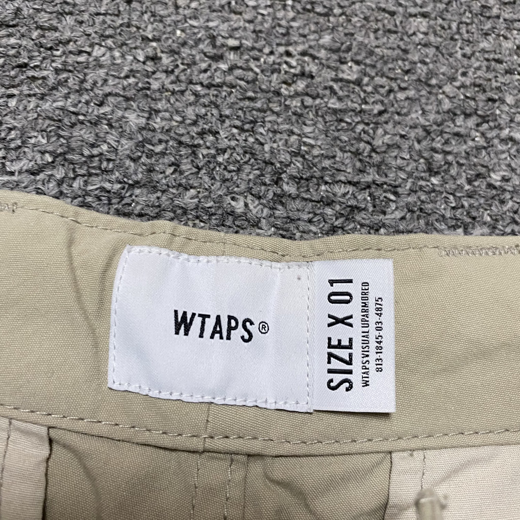 WTAPS 21SS Jungle Country Cargo Shorts — label