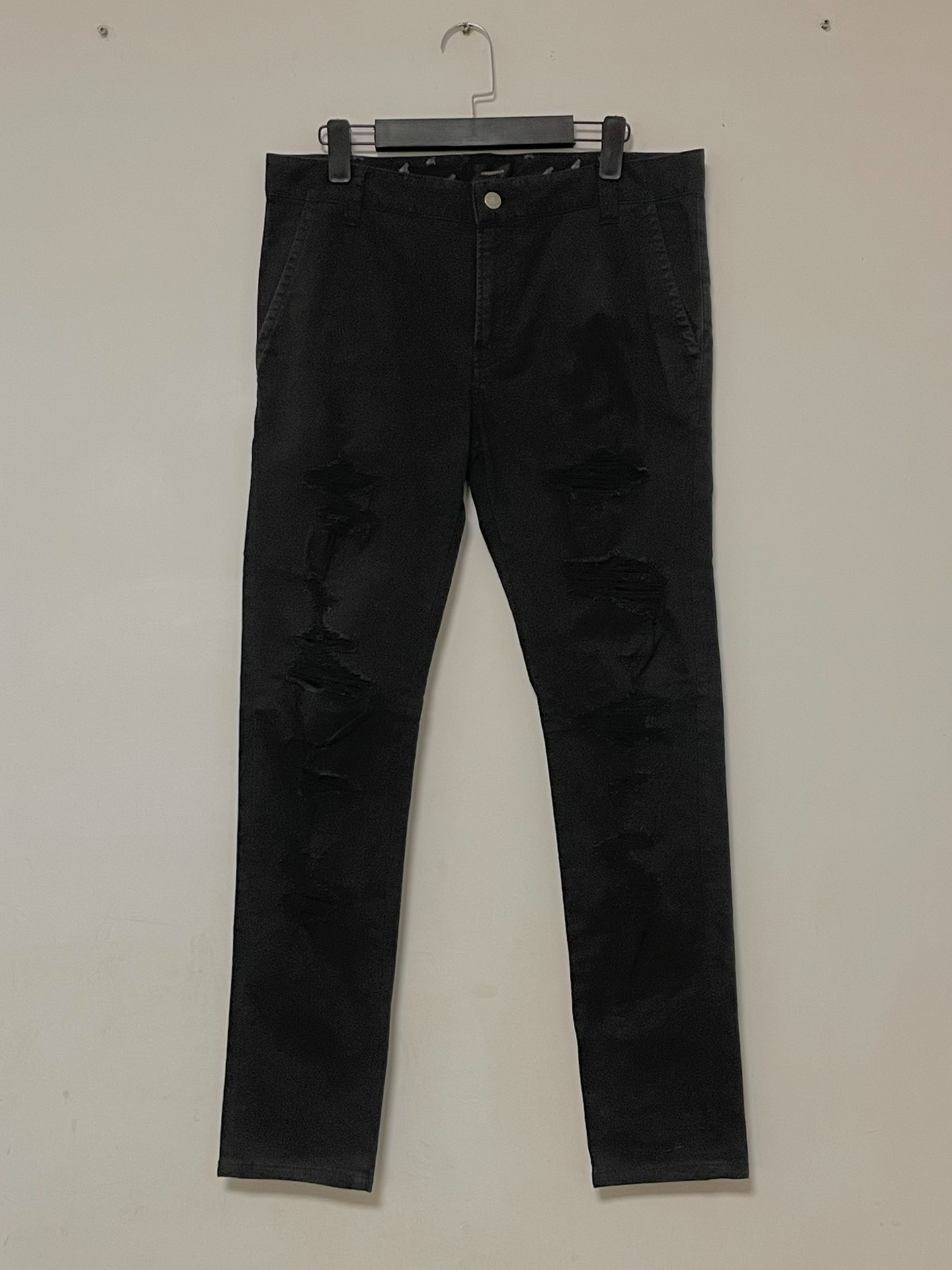 Undercover Black Distressed Jeans — front
