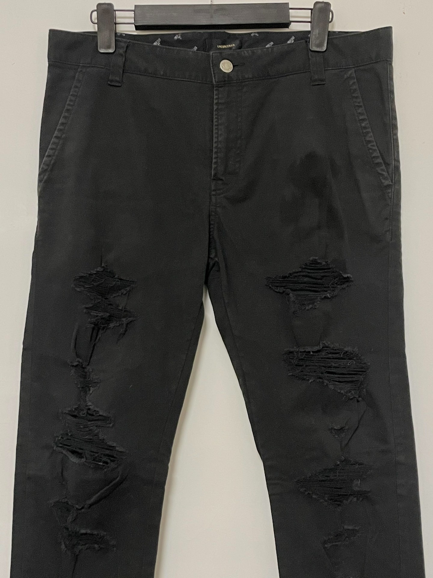 Undercover Black Distressed Jeans