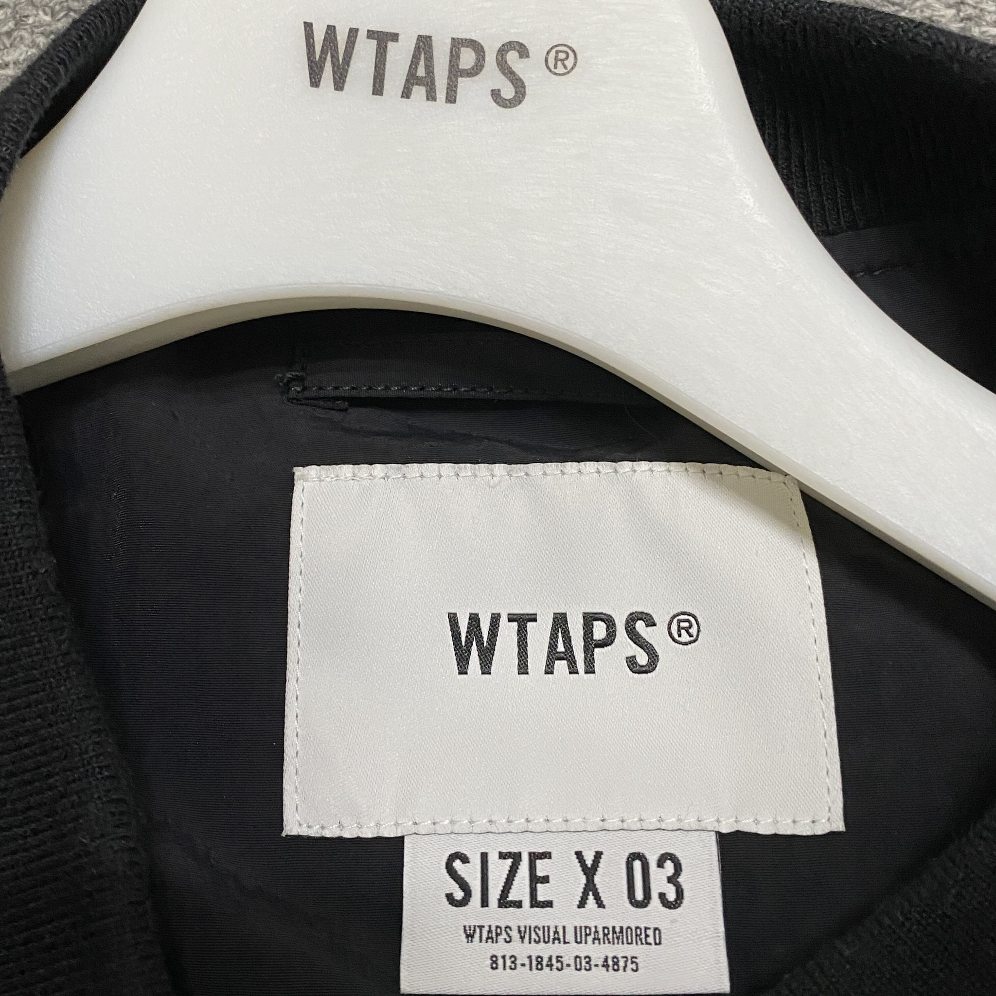 WTAPS 22SS Nylon Pullover Jacket — back