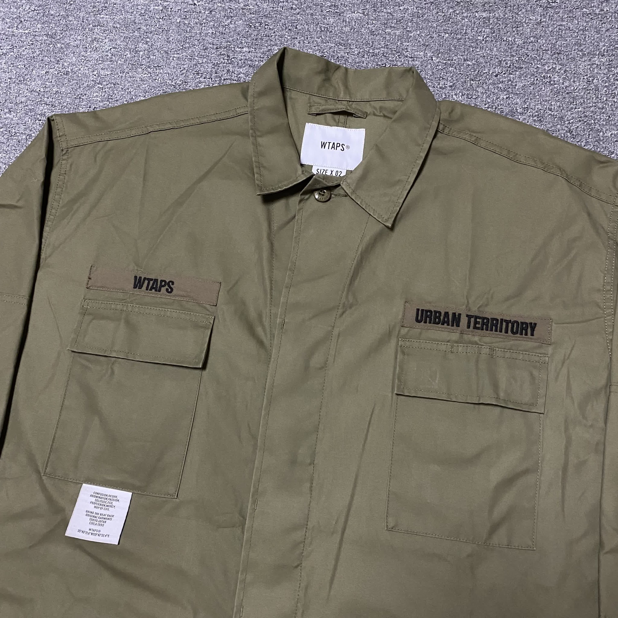 WTAPS 20AW Guardian Utility Jacket — detail
