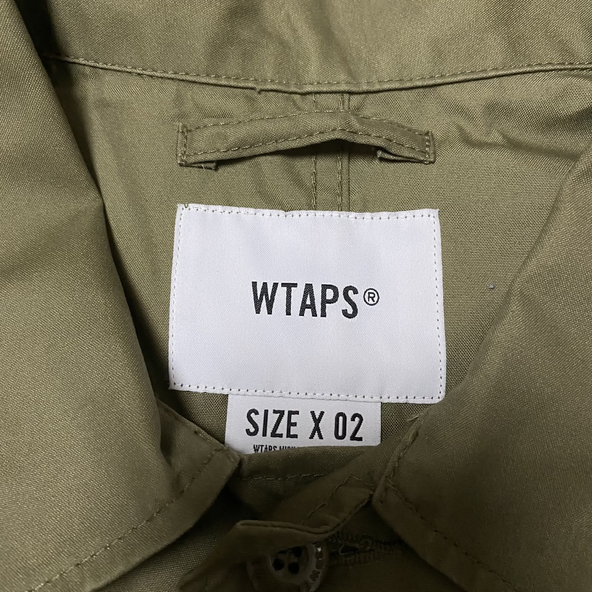 WTAPS 20AW Guardian Utility Jacket — label