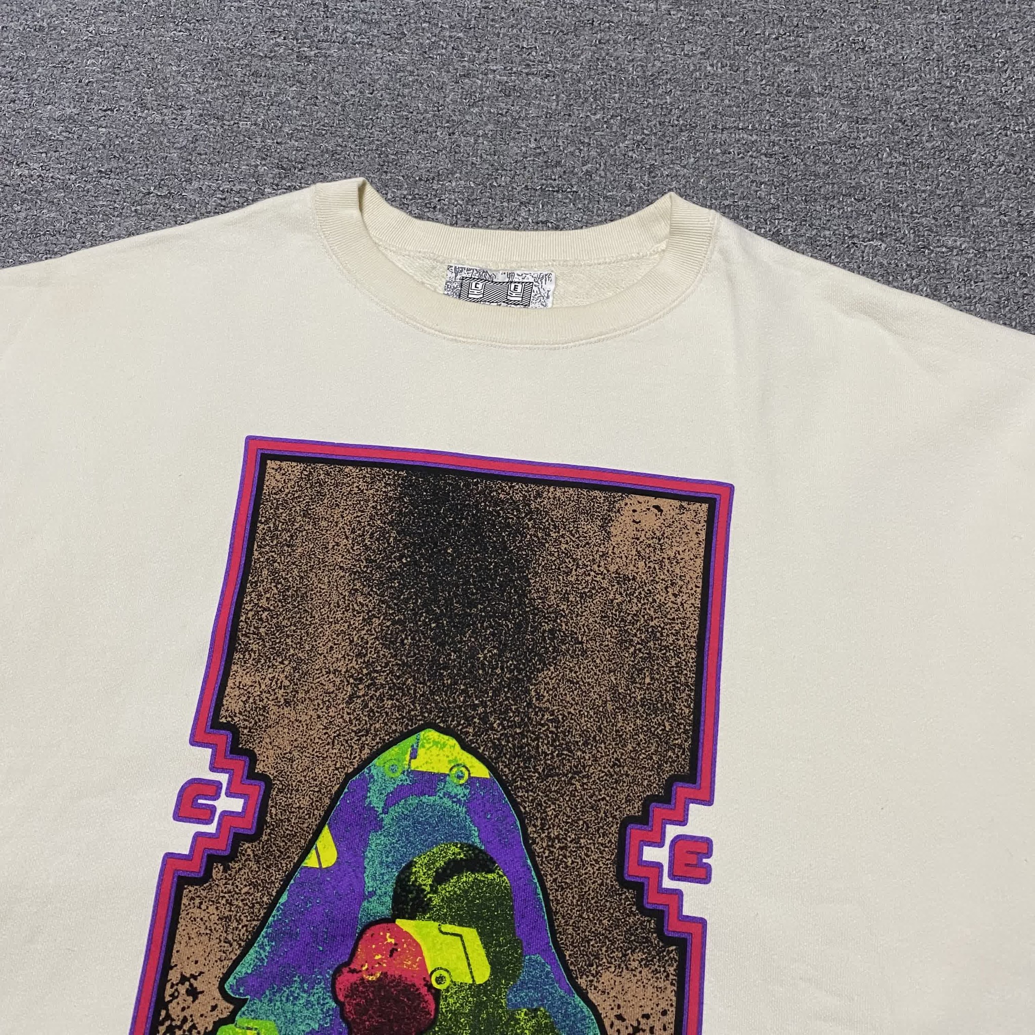 CAVEMPT 20SS Framed Graphic Crewneck — back