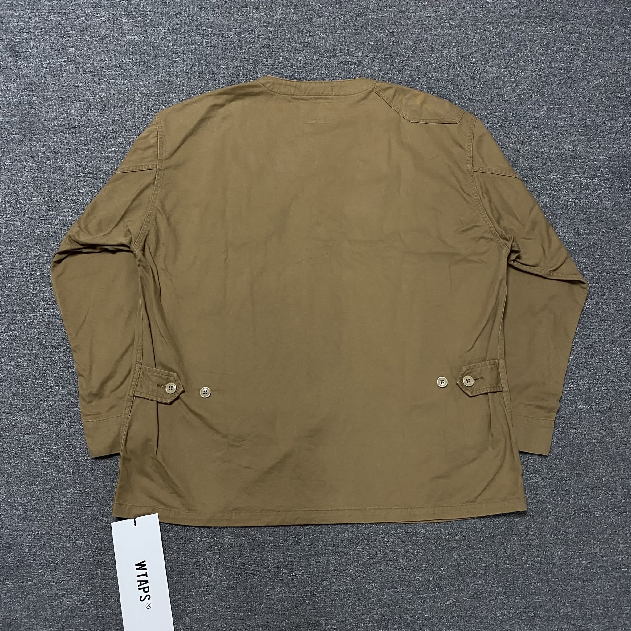 WTAPS 19AW Scout Long-Sleeve Shirt — detail