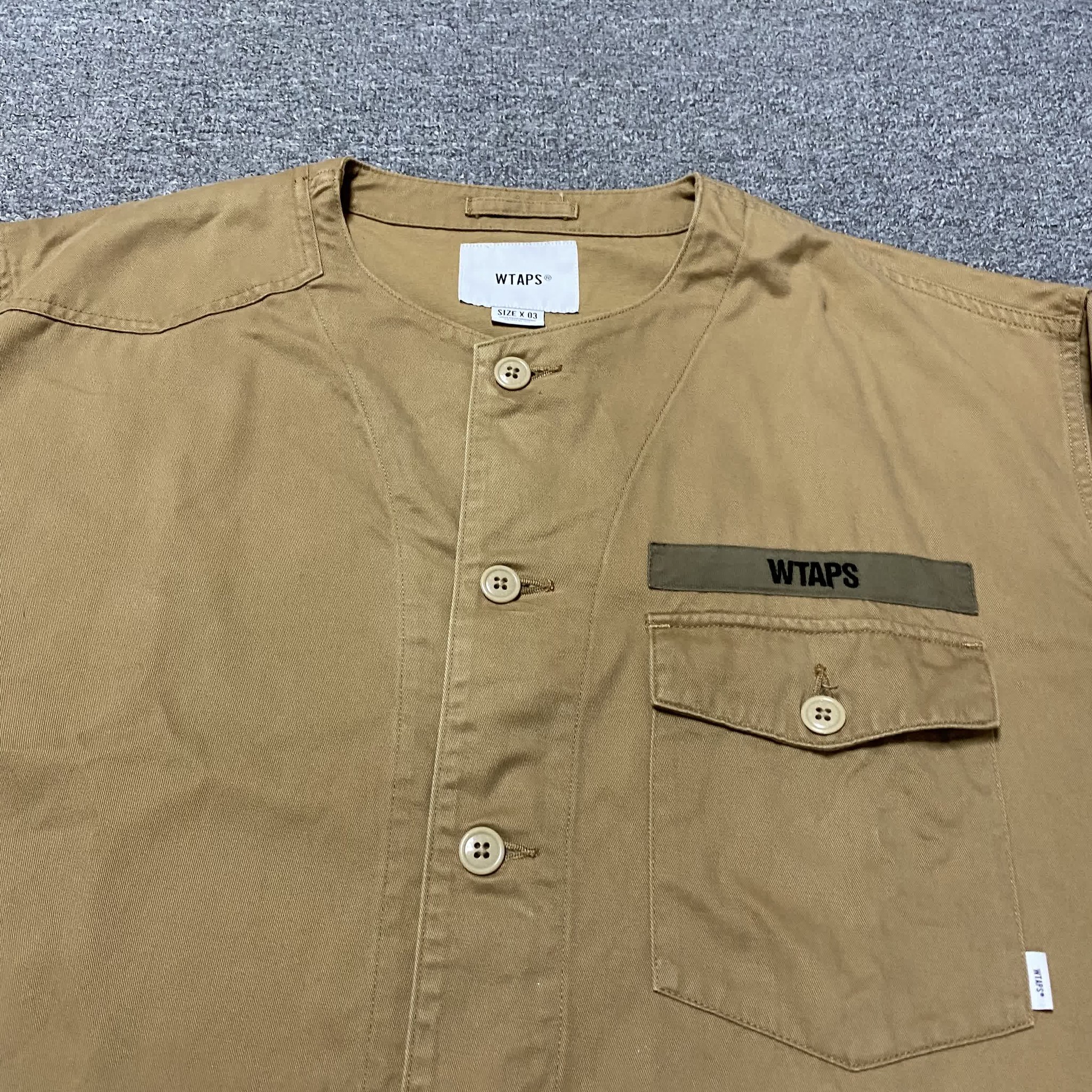WTAPS 19AW Scout Long-Sleeve Shirt — back