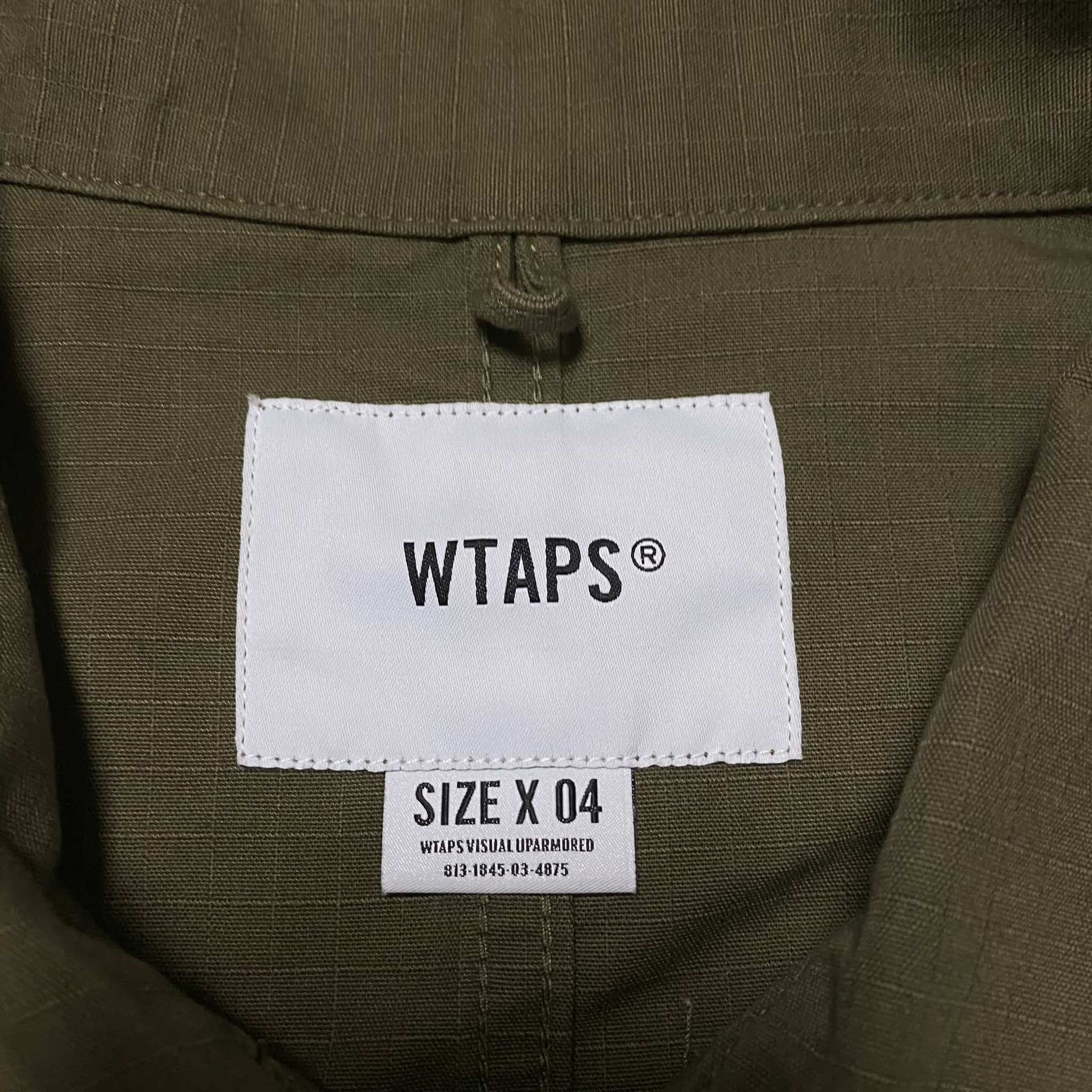 WTAPS 19SS BUDS Two-Pocket Shirt — back