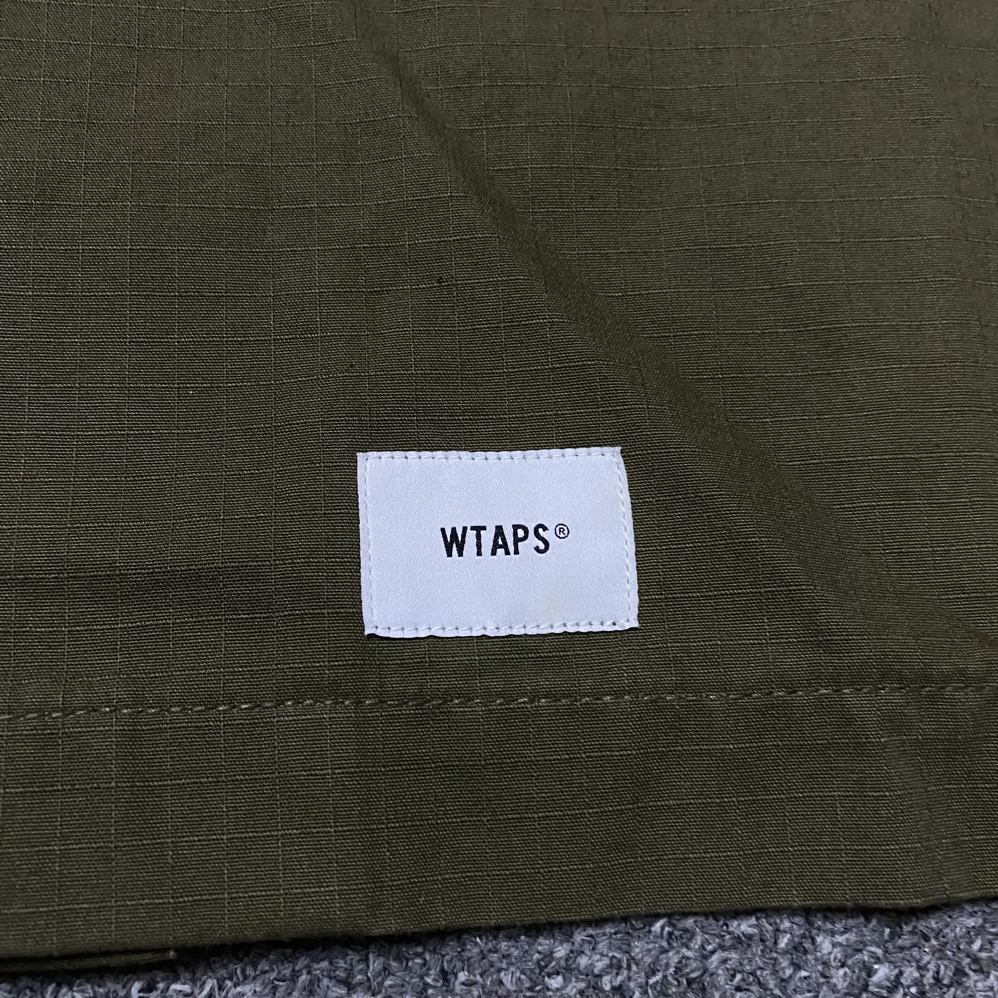 WTAPS 19SS BUDS Two-Pocket Shirt — label