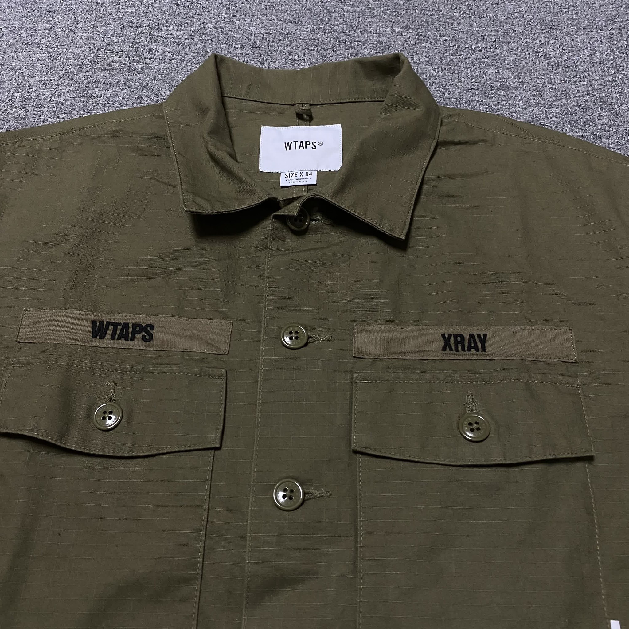 WTAPS 19SS BUDS Two-Pocket Shirt — detail