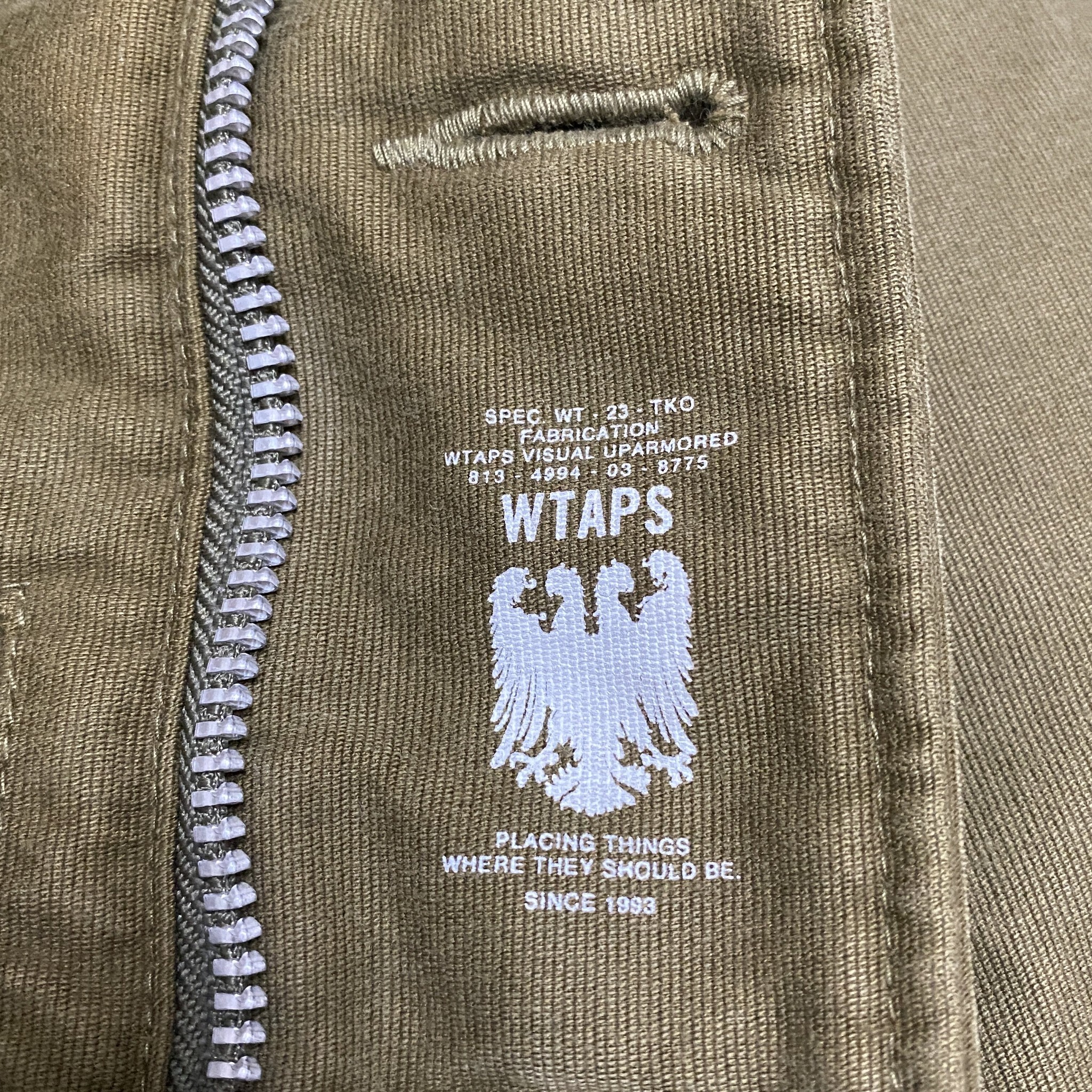 WTAPS 14AW N1 Cotton Jacket — label