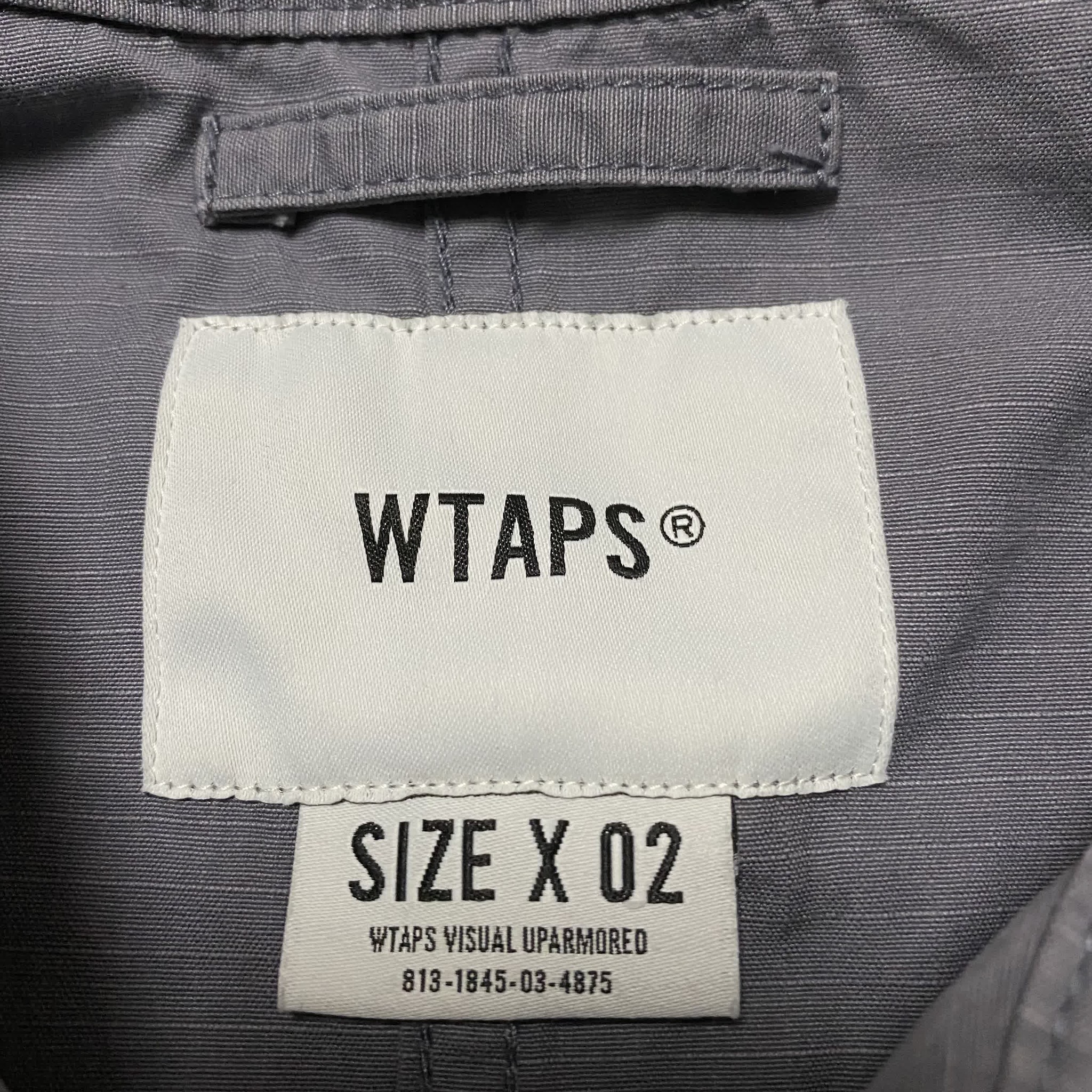 WTAPS 18AW Guardian Bones Trench Coat — back