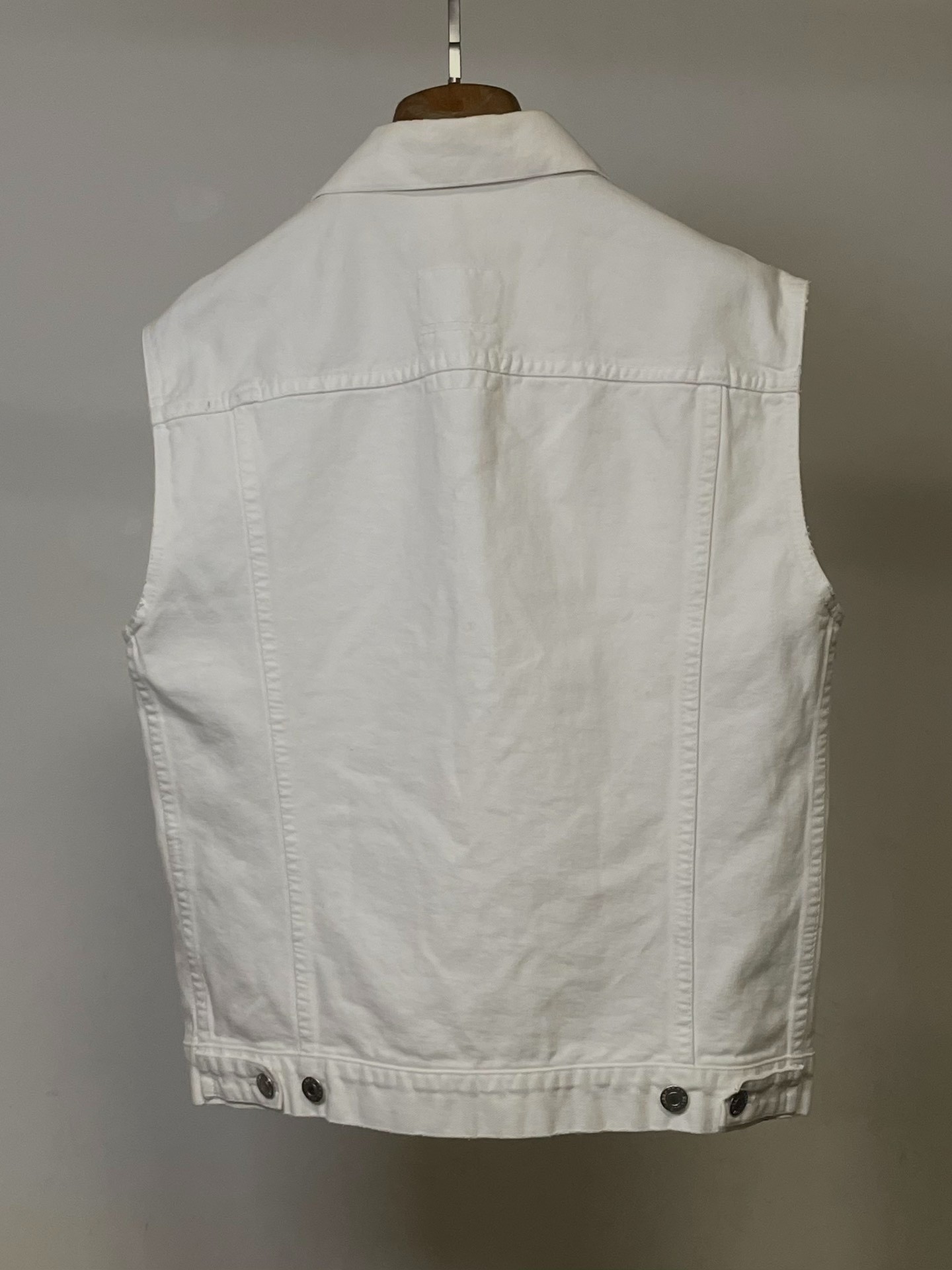 Helmut Lang 90s Early Denim Vest — label