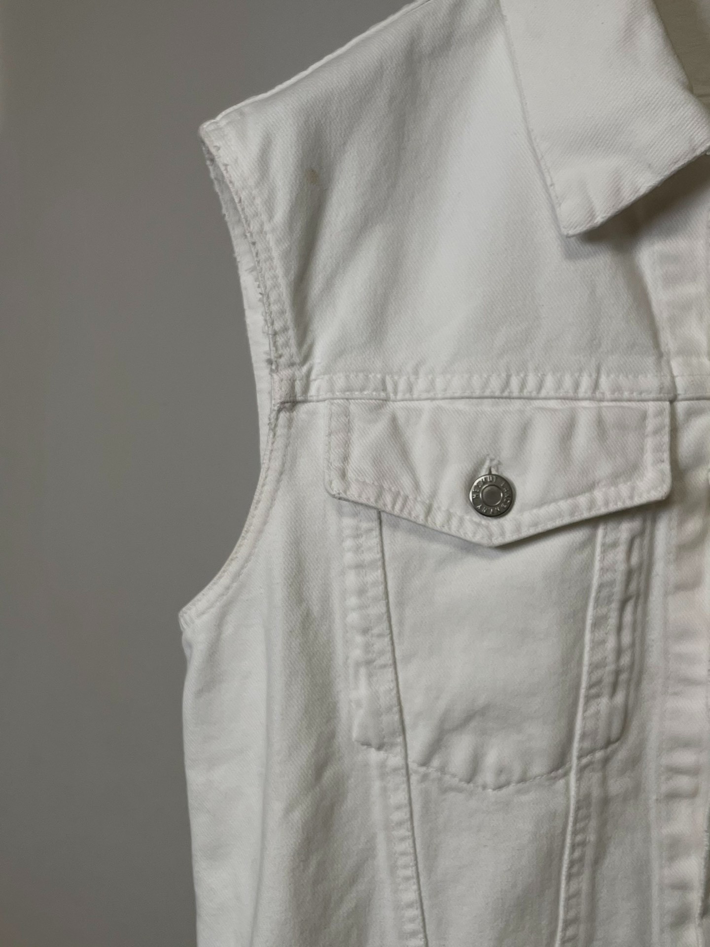 Helmut Lang 90s Early Denim Vest — back