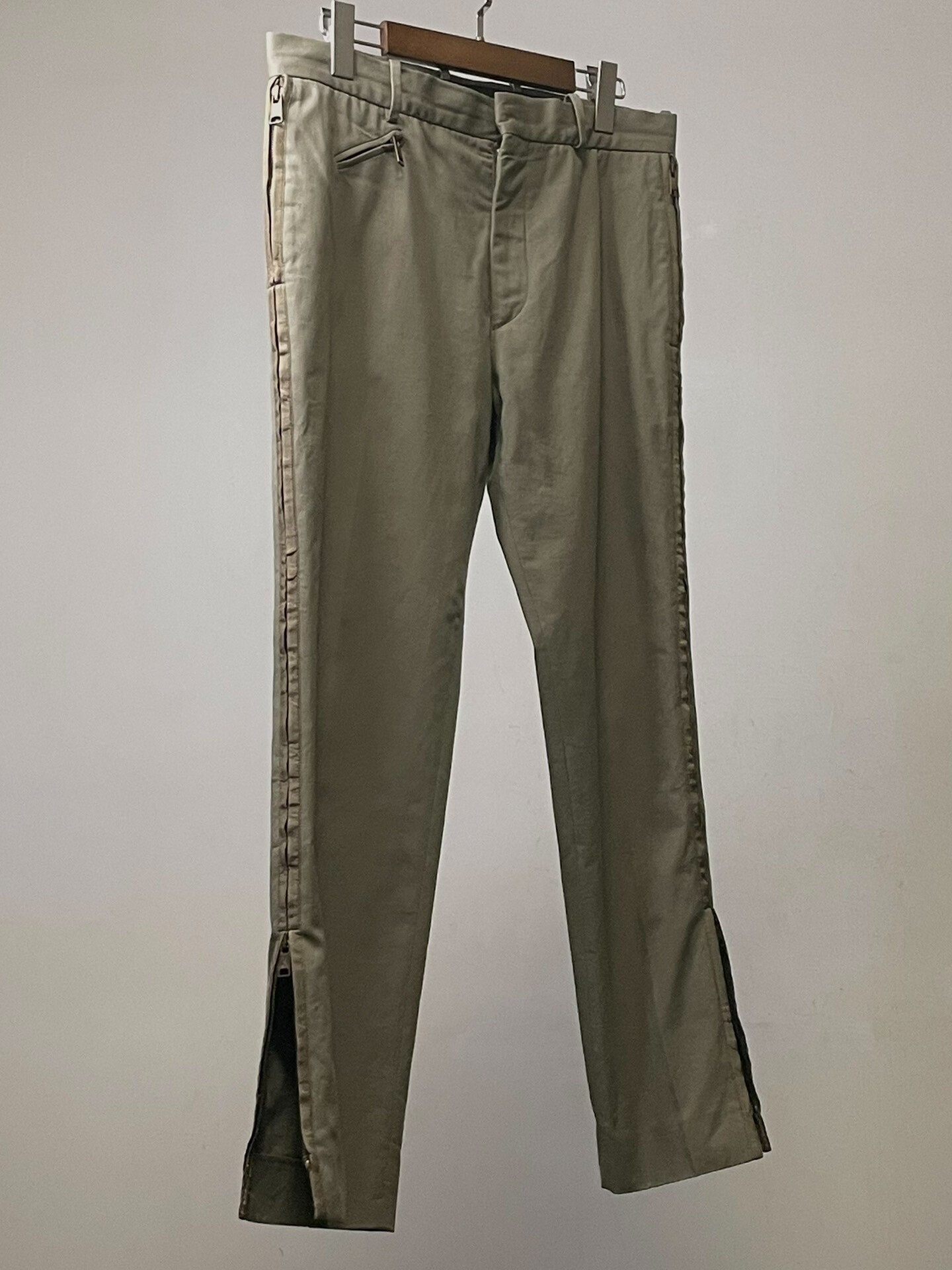 Alexander McQueen F/W11 Side Zip Military Pants — detail