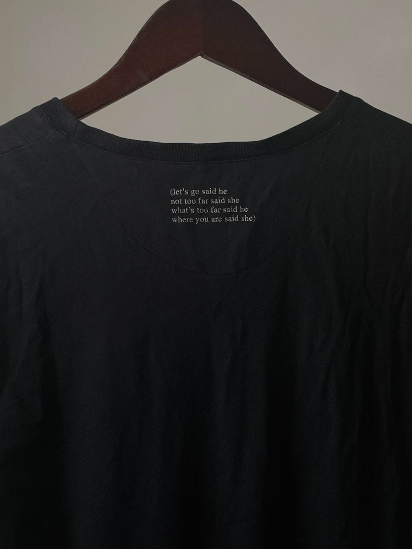 Ann Demeulemeester Slogan T-Shirt