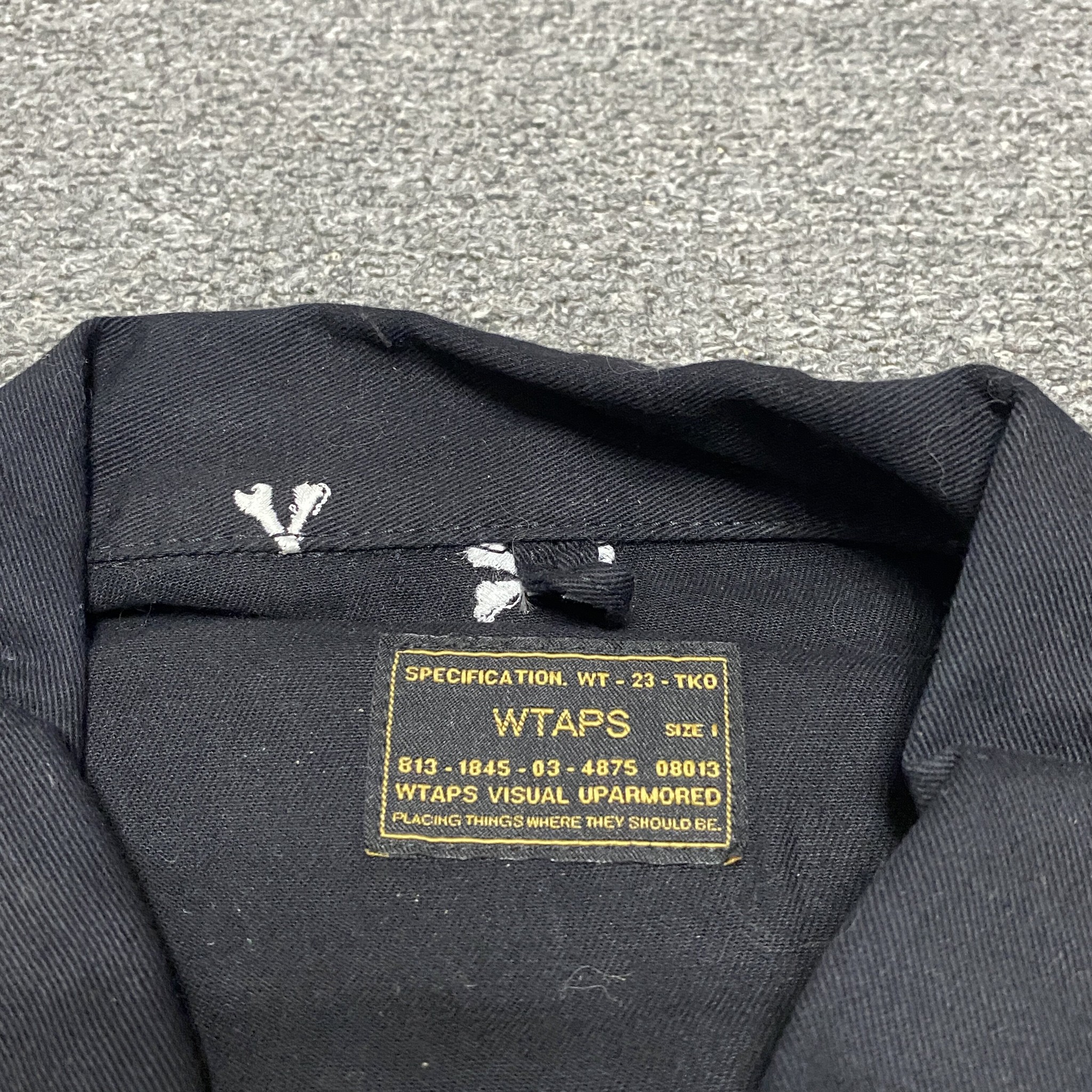 WTAPS x Vans Crossbones Pocket Jacket — label