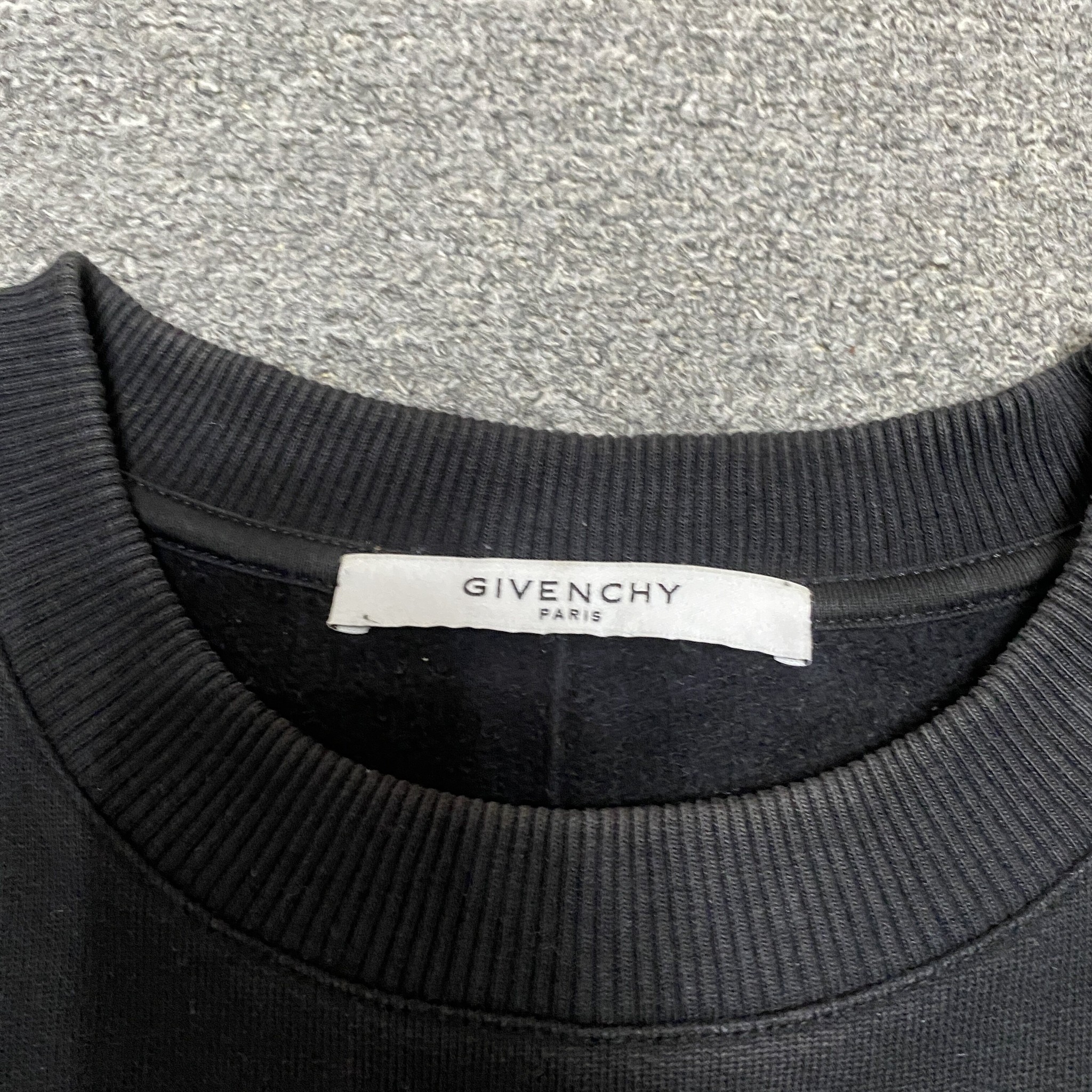 Givenchy Black US Flag Crewneck Sweatshirt — back