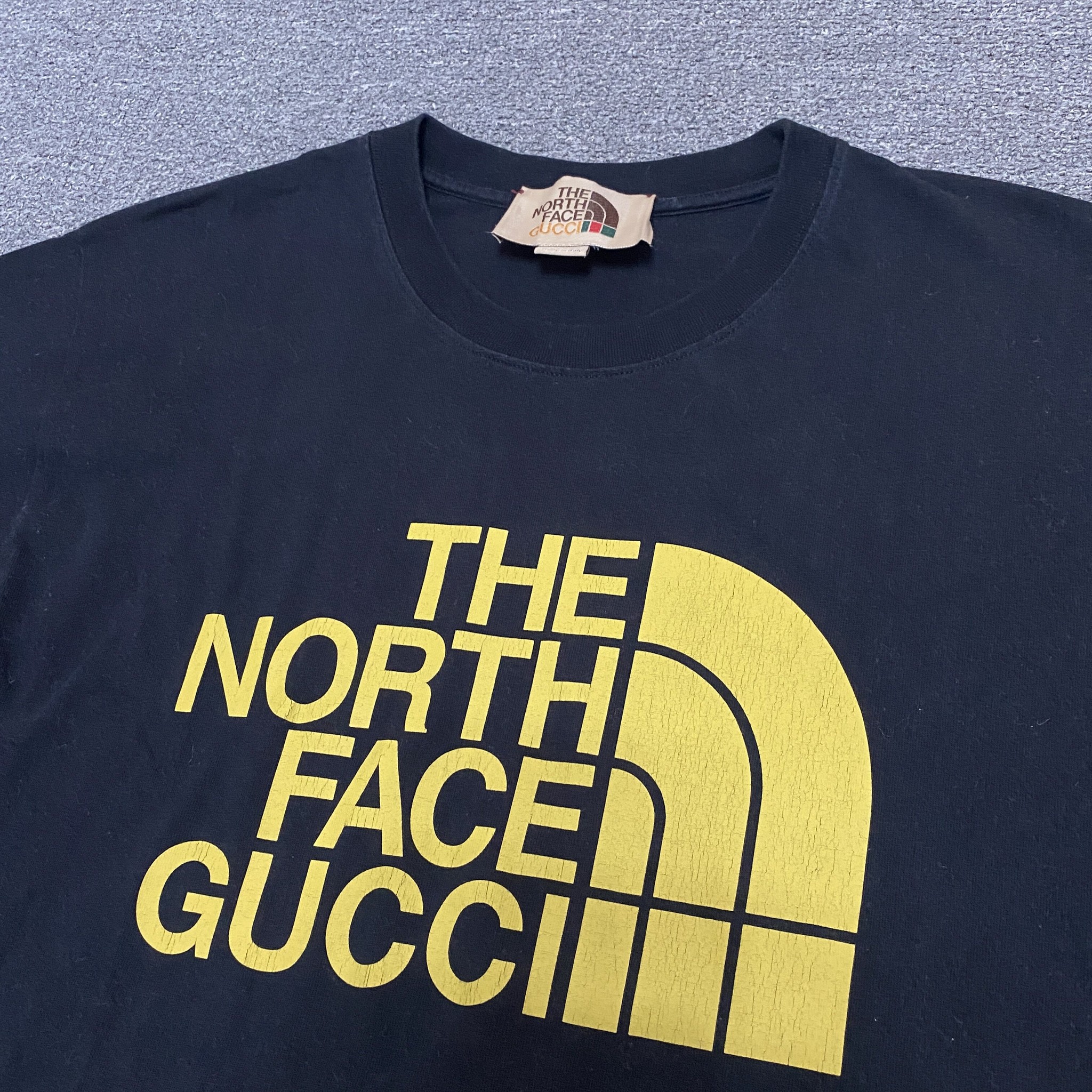 Gucci x TNF Black Short Sleeve Tee — detail
