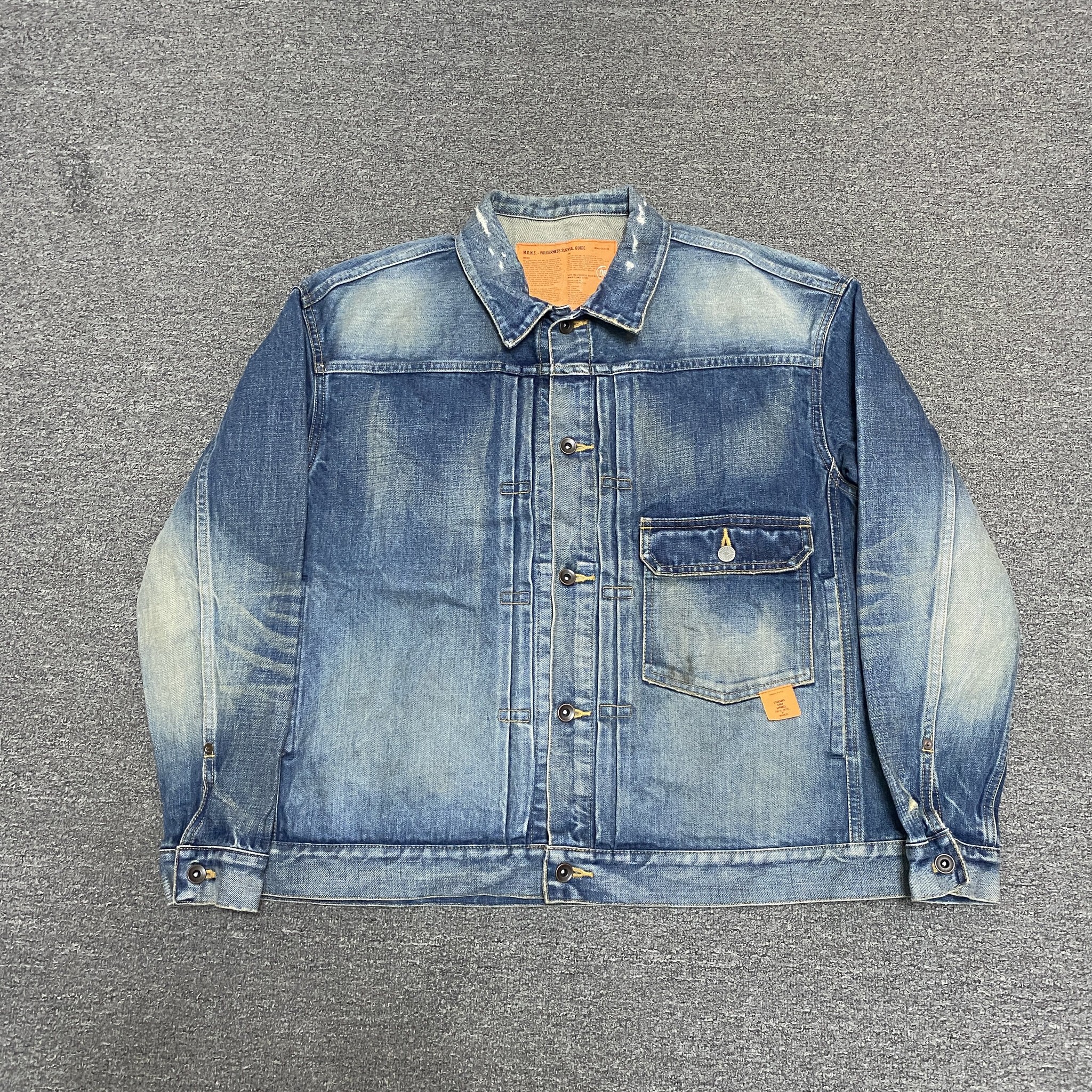 MADNESS 20AW Faded Denim Jacket