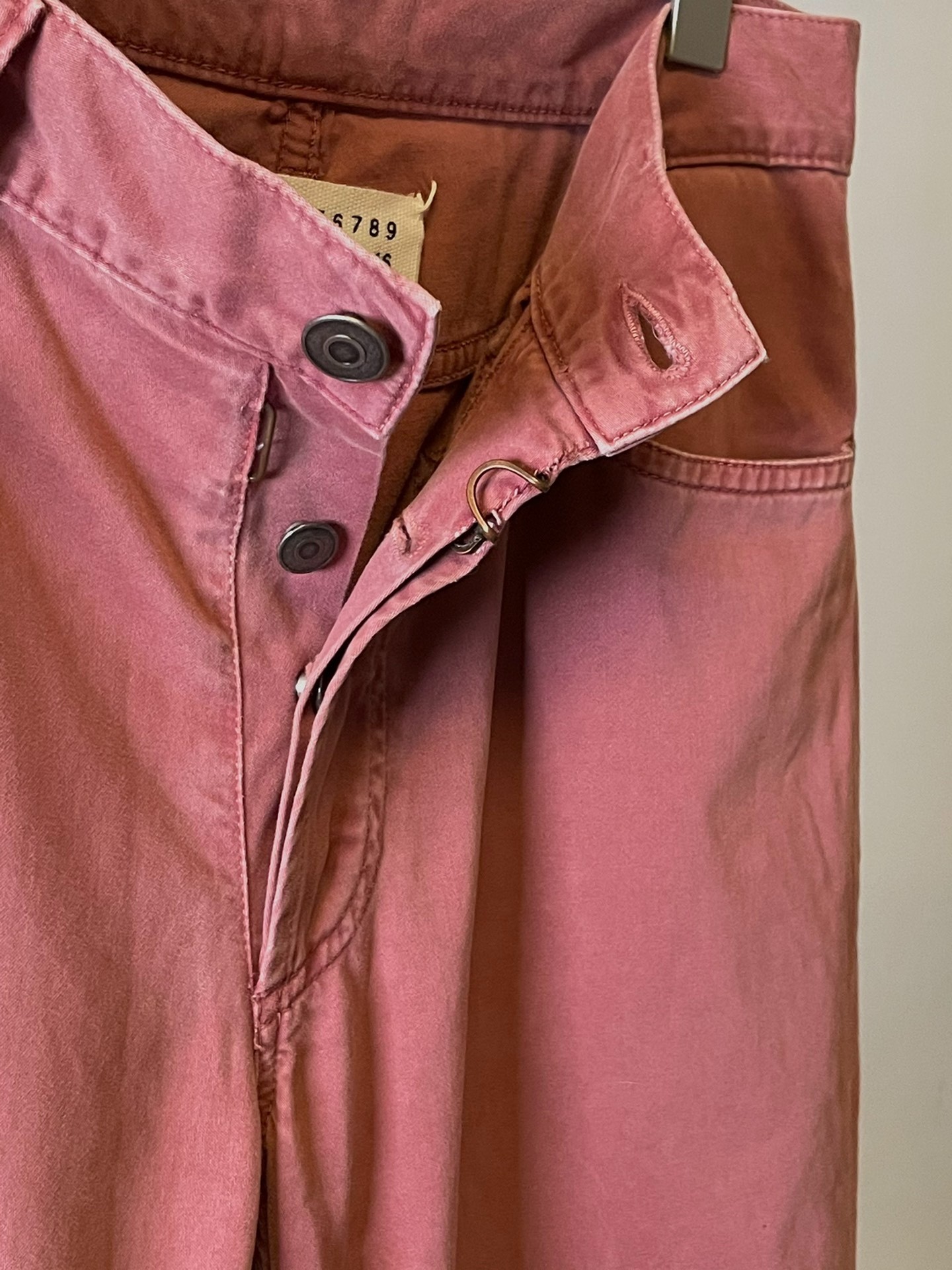 Maison Margiela Vintage Pink Cargo Pants — back