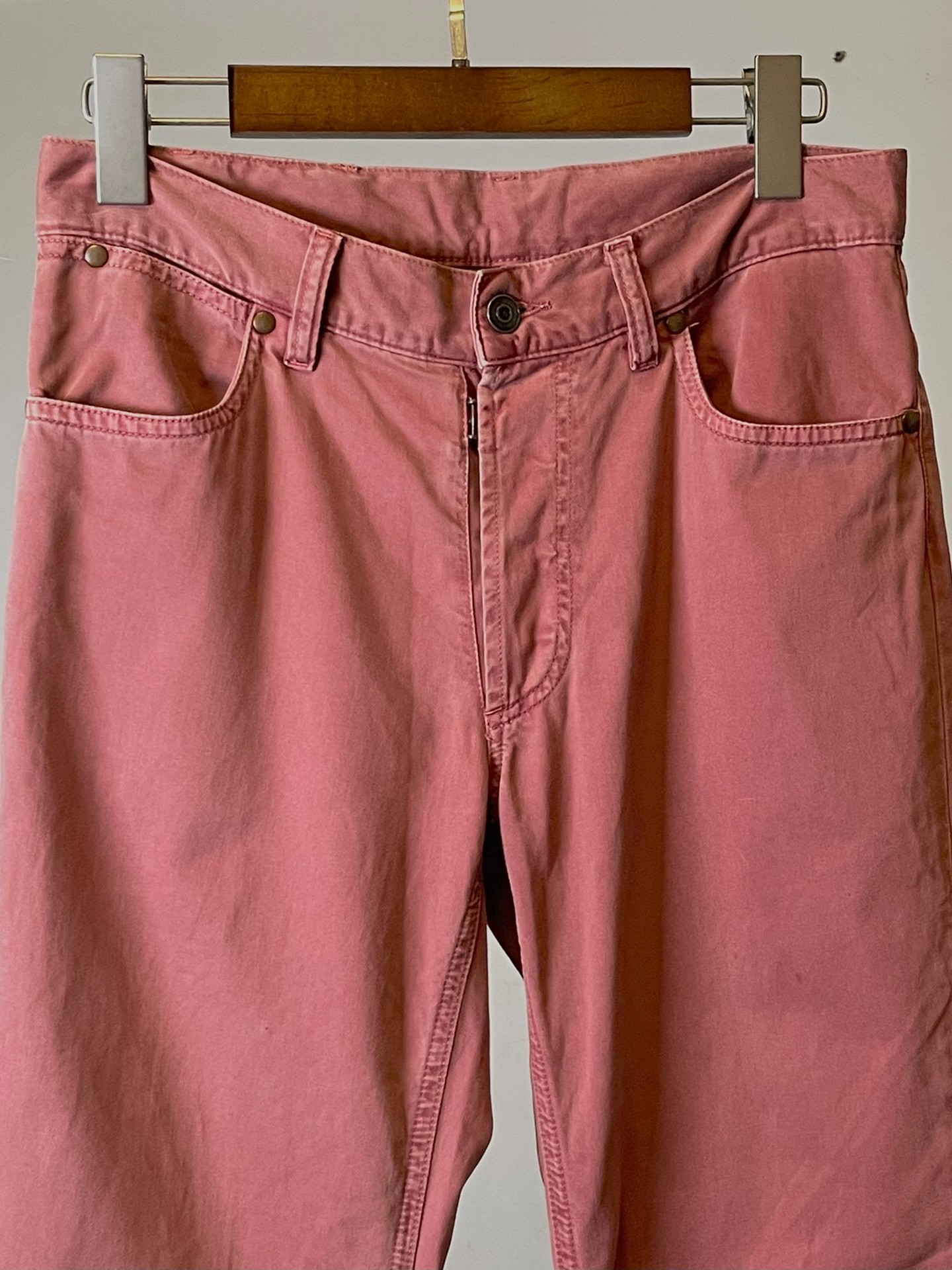 Maison Margiela Vintage Pink Cargo Pants — detail