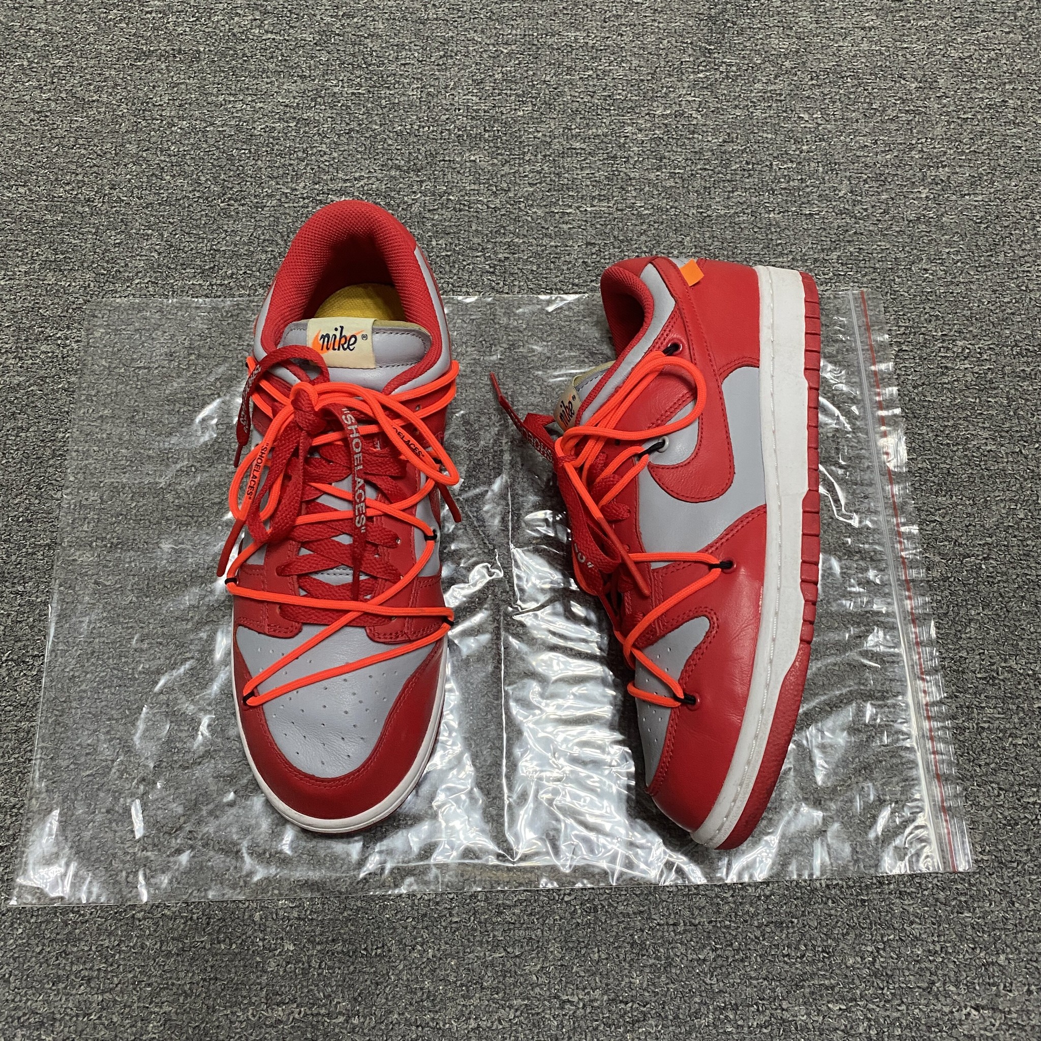 Off-White Nike Dunk Sneakers Size 43