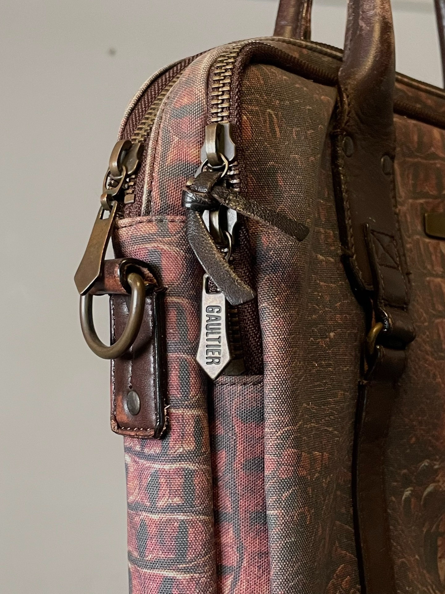 Jean Paul Gaultier 90s Dragon Backpack — label