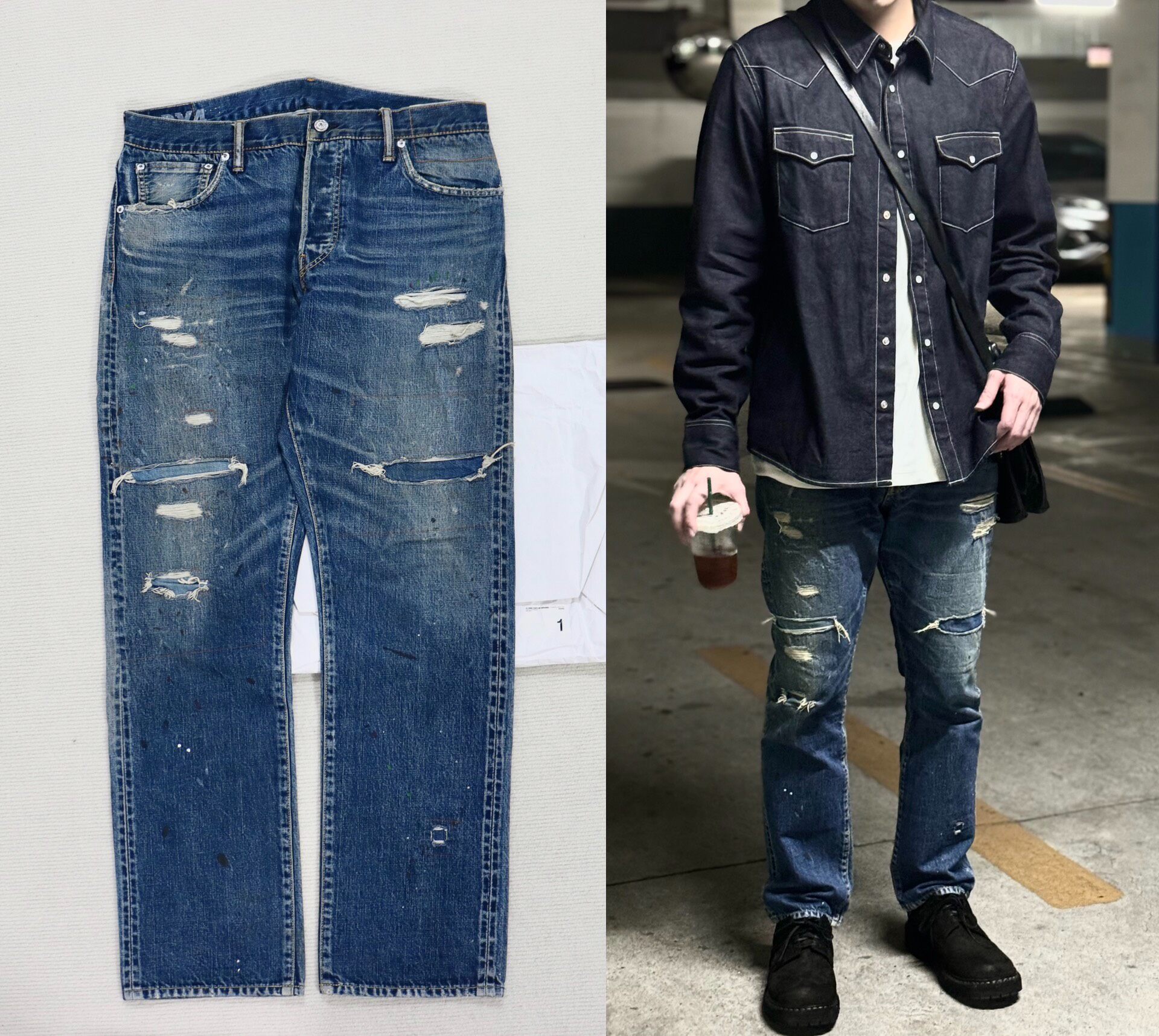 Visvim 18AW Distressed VIP Jeans