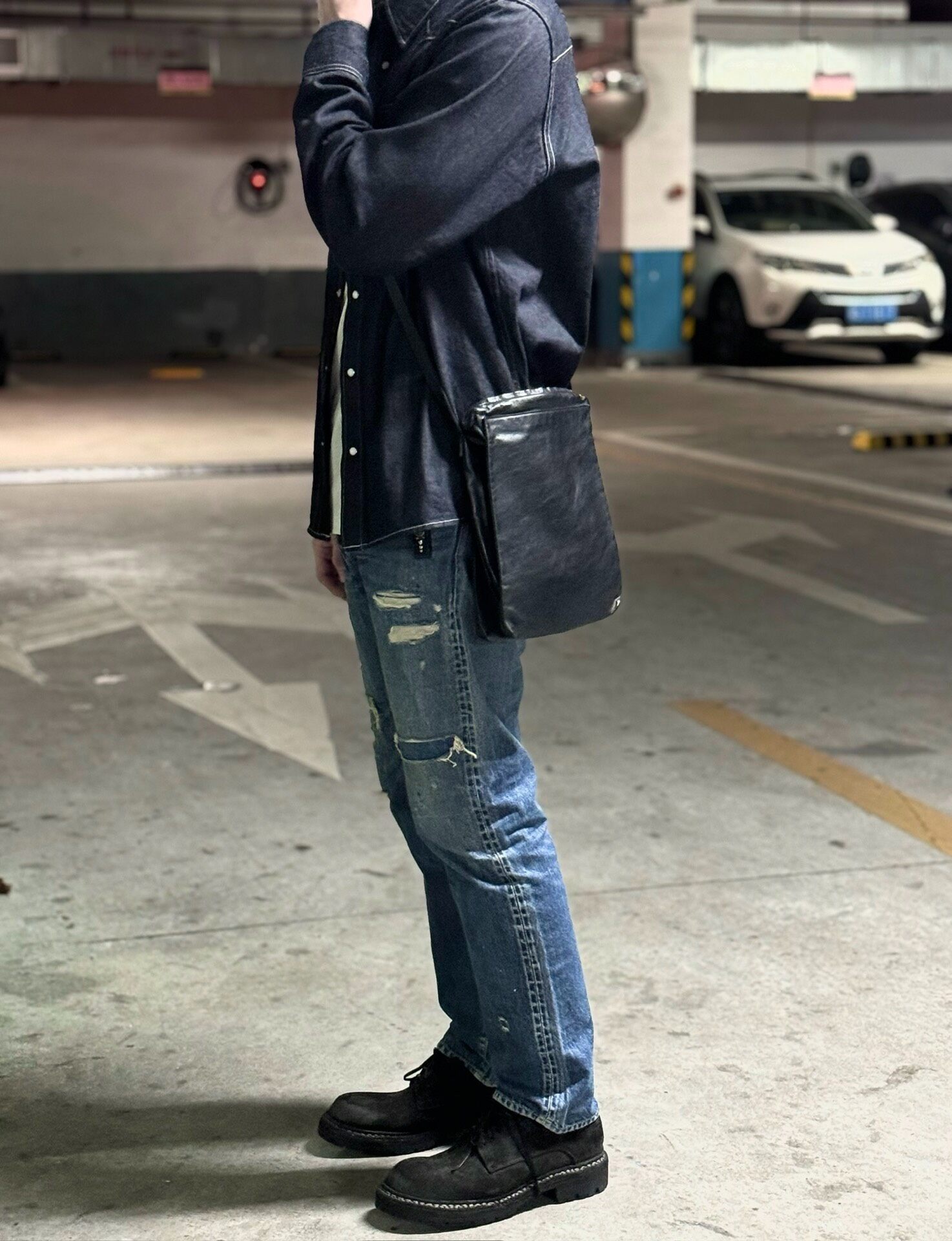 Visvim 18AW Distressed VIP Jeans — back