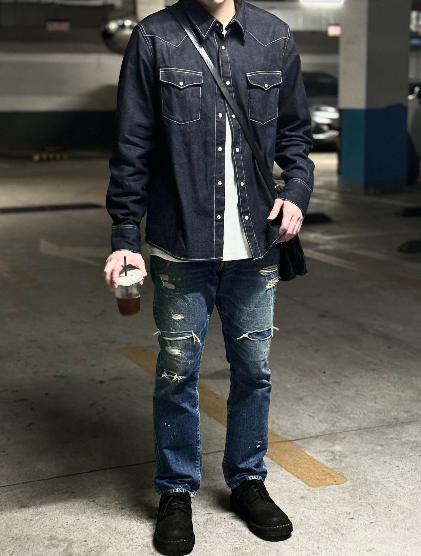 Visvim 18AW Distressed VIP Jeans — detail
