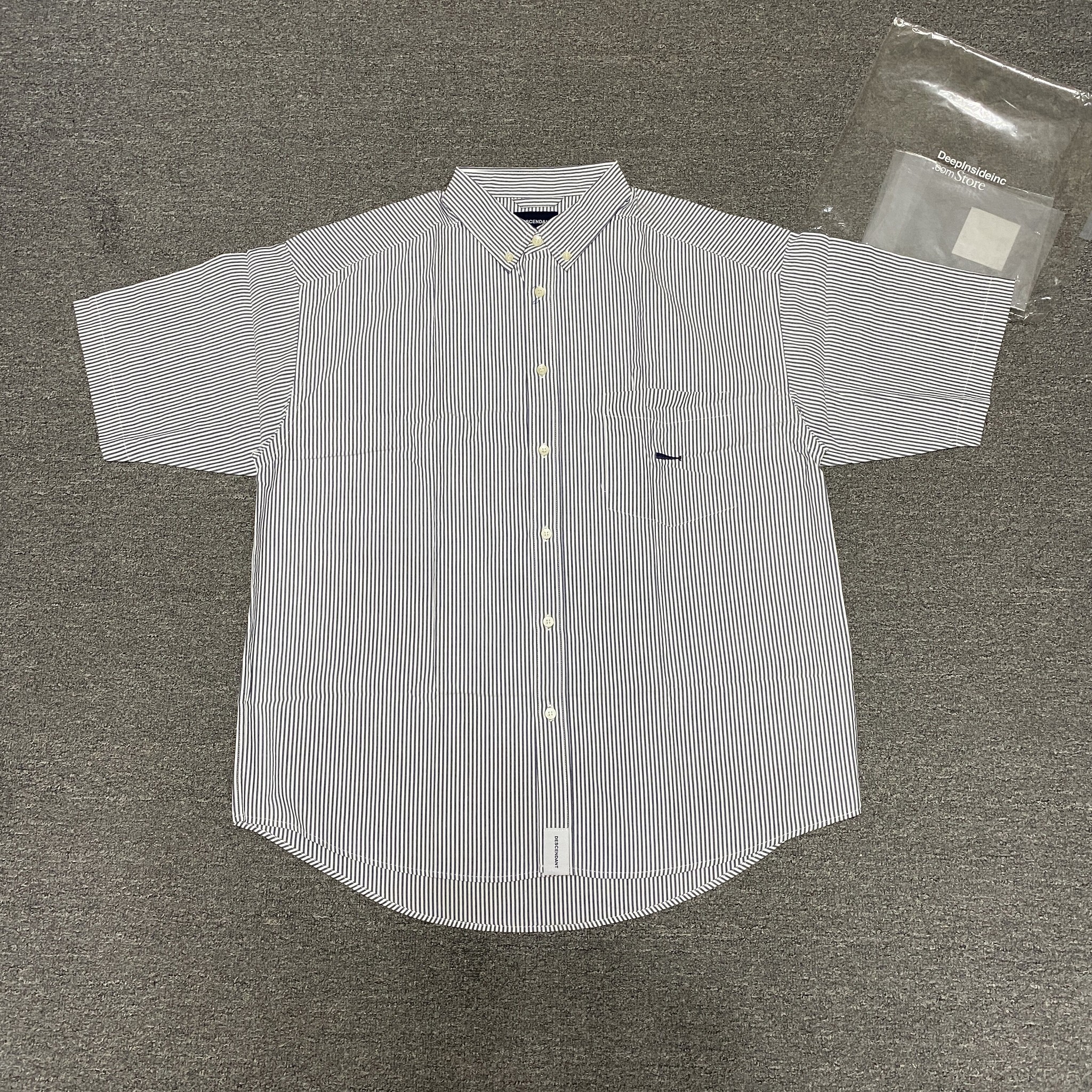 DESCENDANT 21SS Striped Short Sleeve Shirt