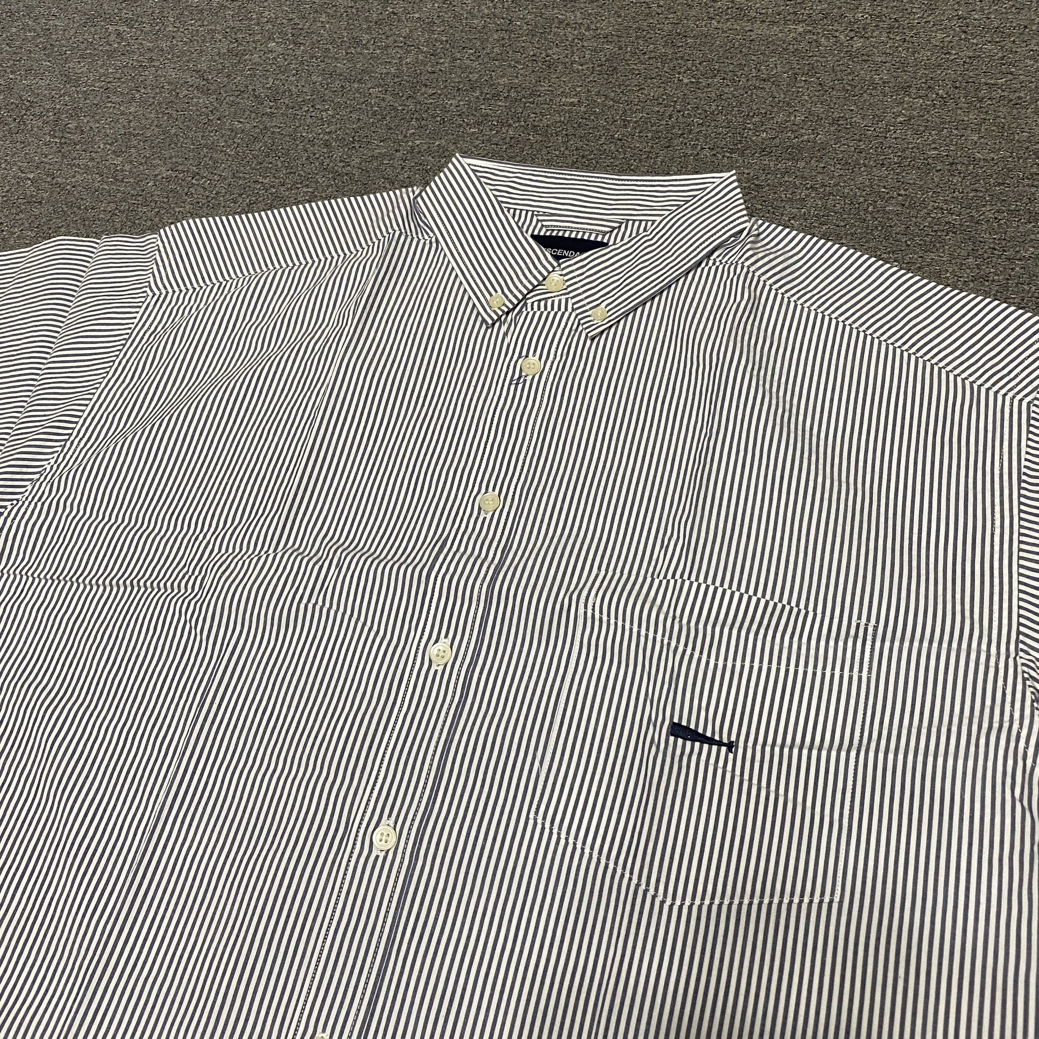DESCENDANT 21SS Striped Short Sleeve Shirt — back