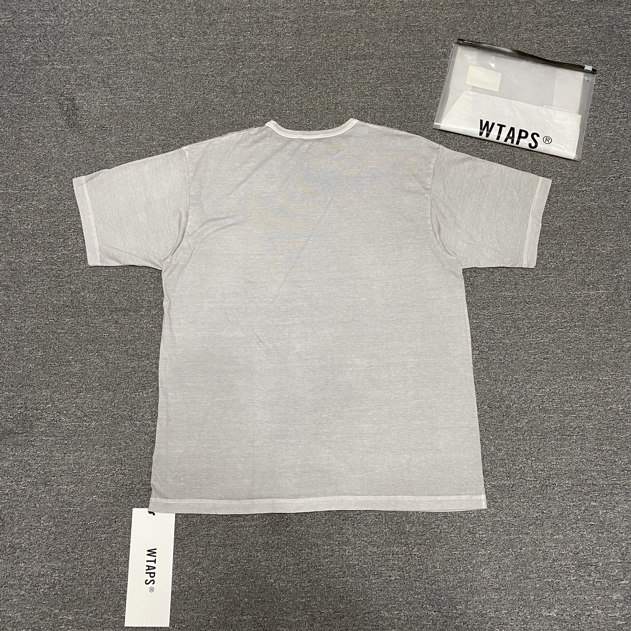 WTAPS 20SS BLANK Washed Short Sleeve Tee — front