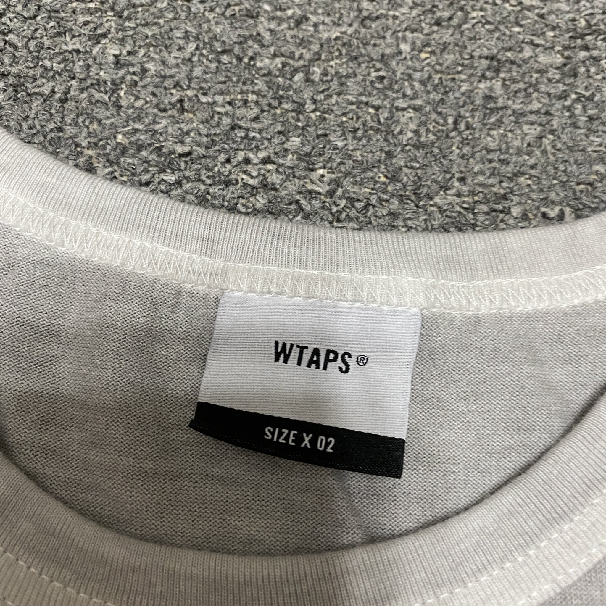 WTAPS 20SS BLANK Washed Short Sleeve Tee — back