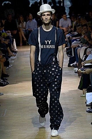 Yohji Yamamoto F/W07 YY Print Cap — back