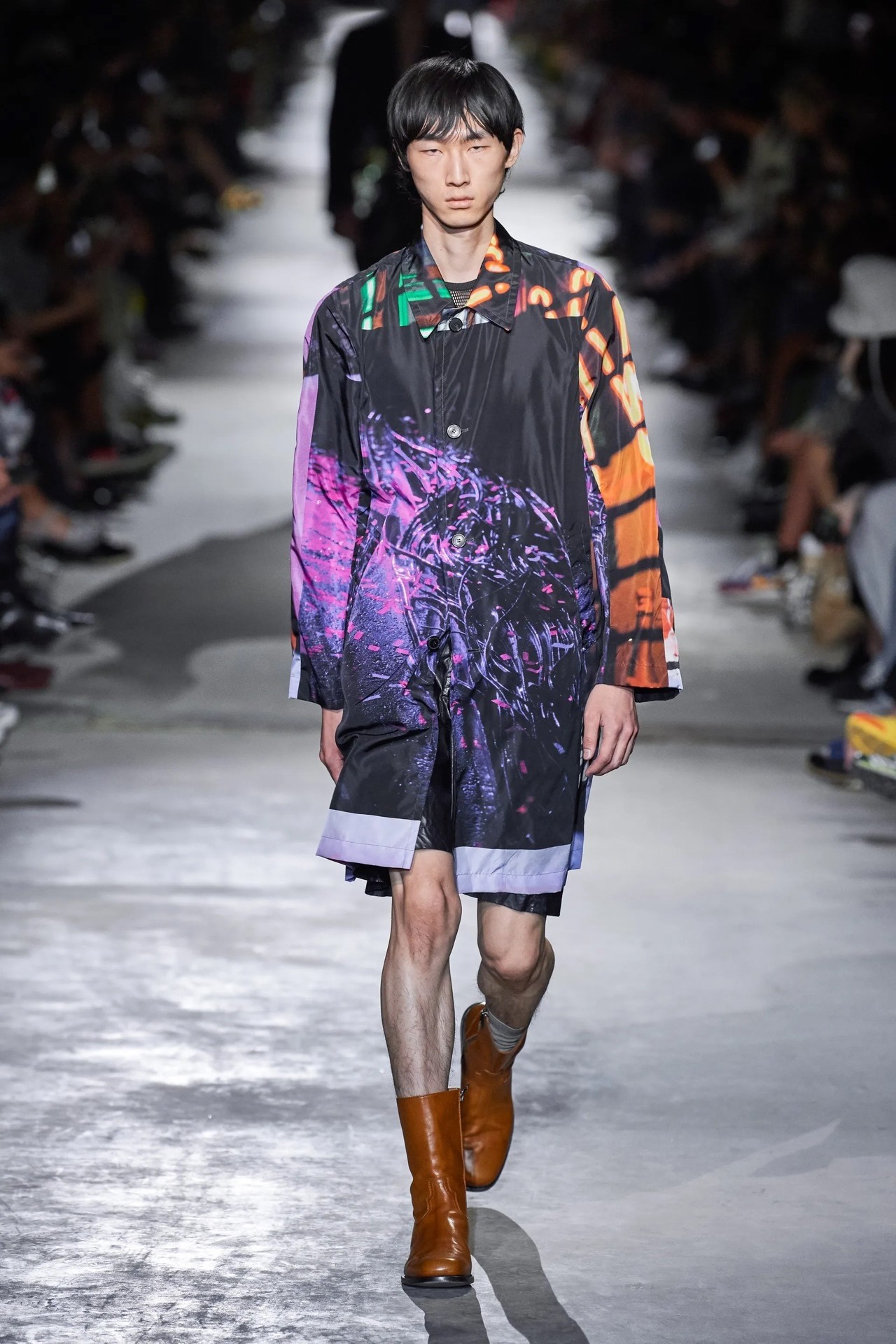 Dries Van Noten S/S20 Floral Baseball Jacket — label