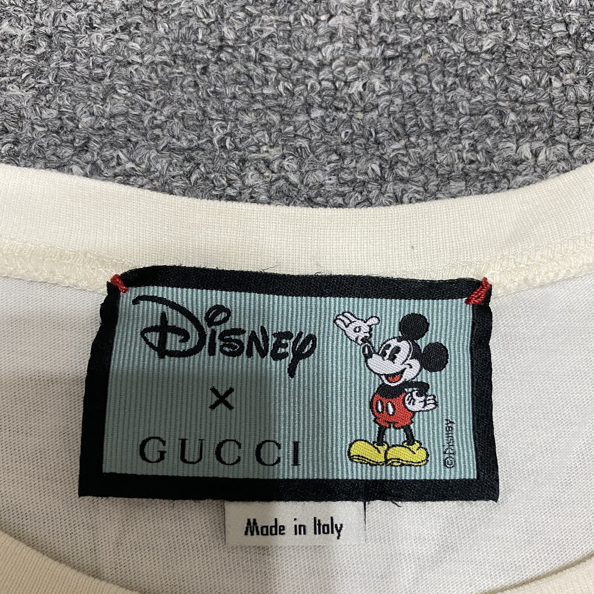 Gucci x Disney Mickey Mouse T-Shirt — label