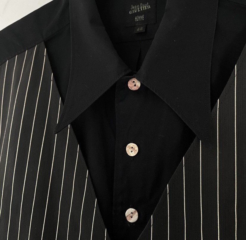 Jean Paul Gaultier Attached Vest Shirt — detail