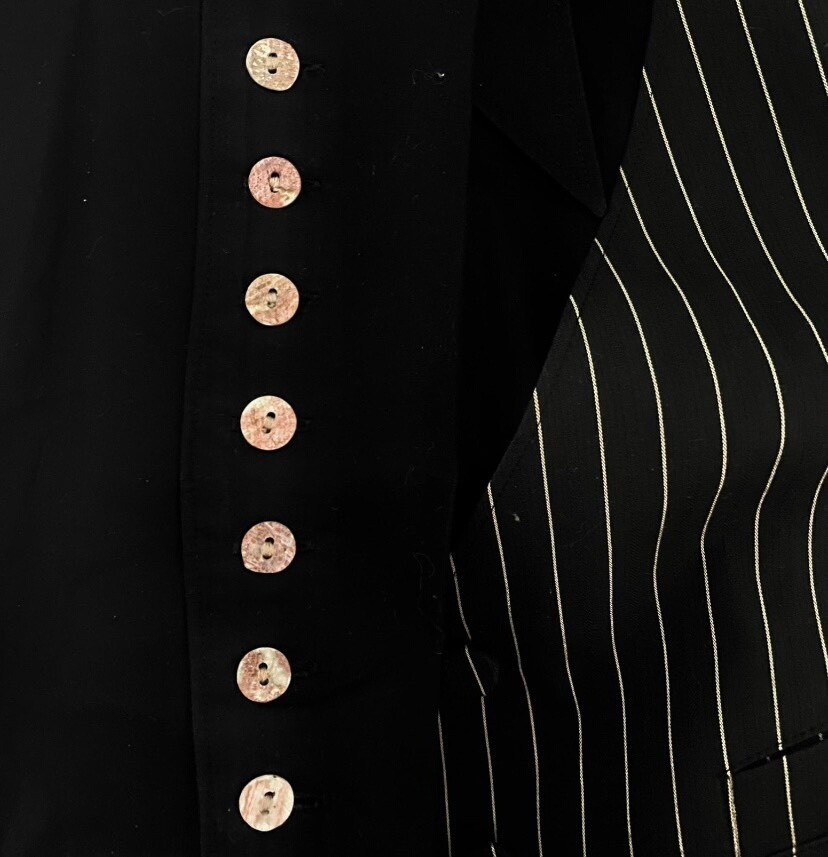Jean Paul Gaultier Attached Vest Shirt — back