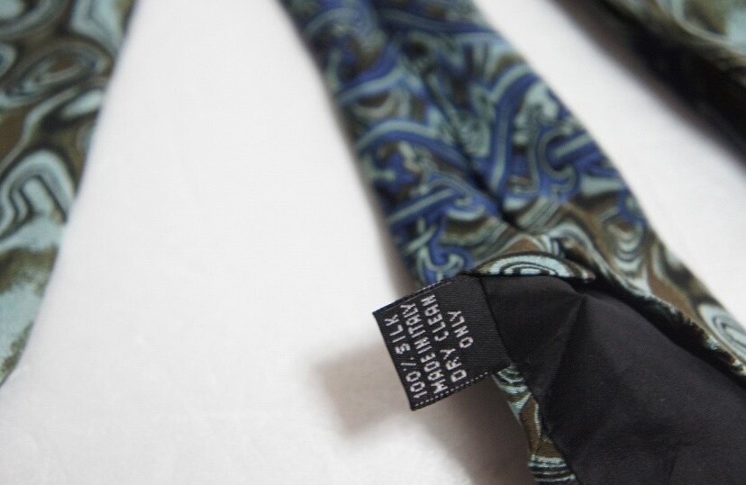 Jean Paul Gaultier Psychedelic Totem Tie — back